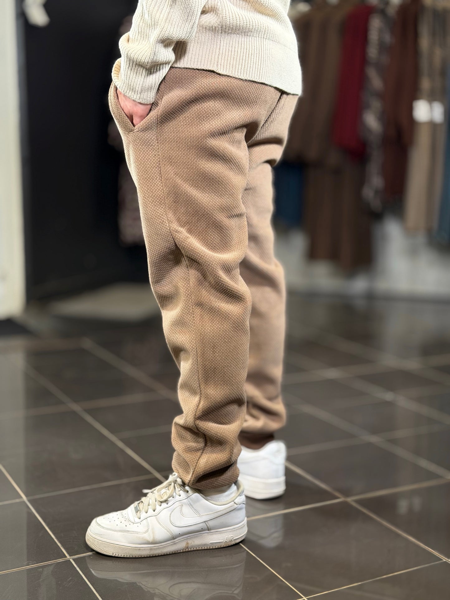 Pantalone tuta marrone 2517