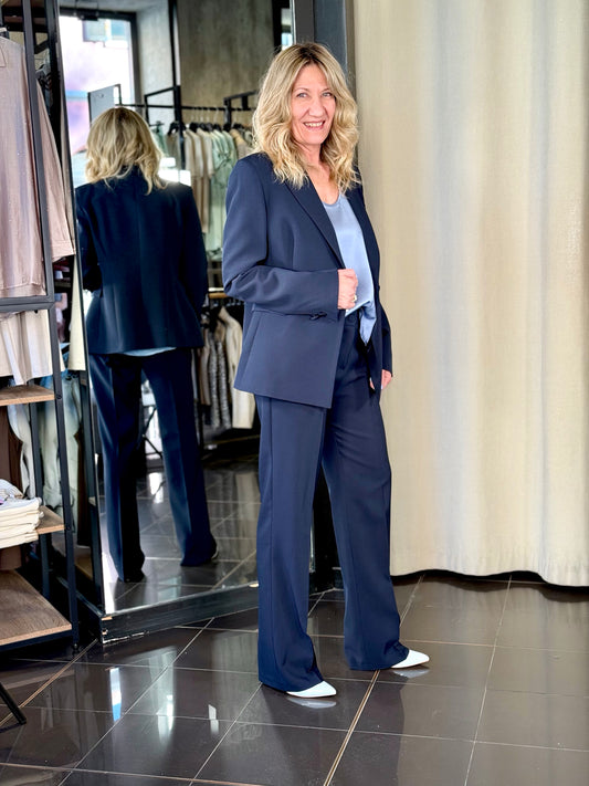 Tailleur (blazer + pantalone) blu 211
