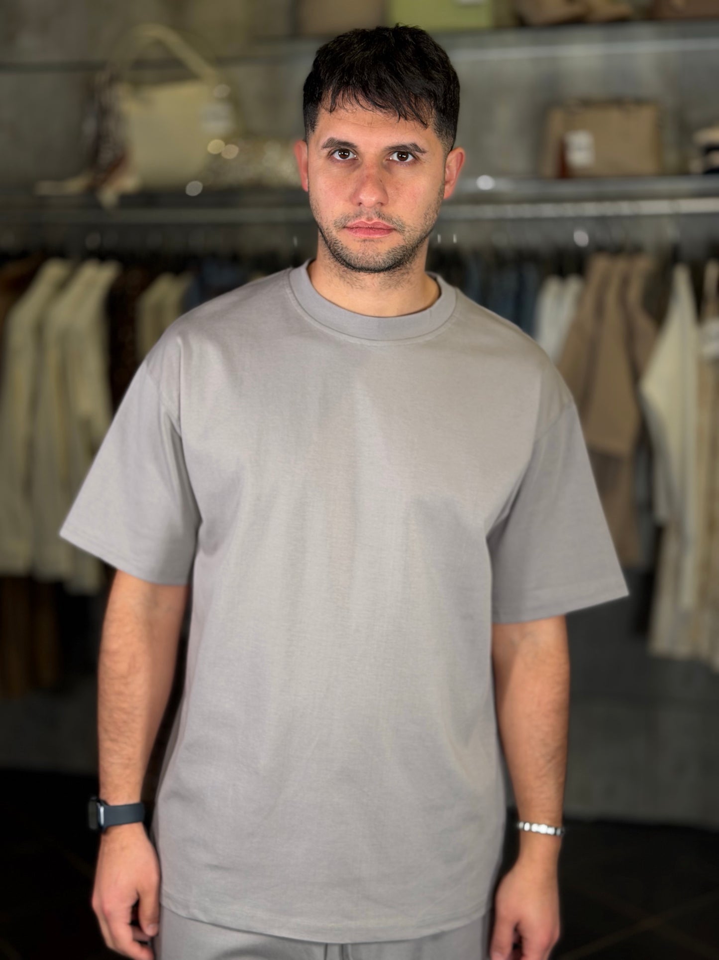 Completo grigio (t-shirt oversize + bermuda) 2154