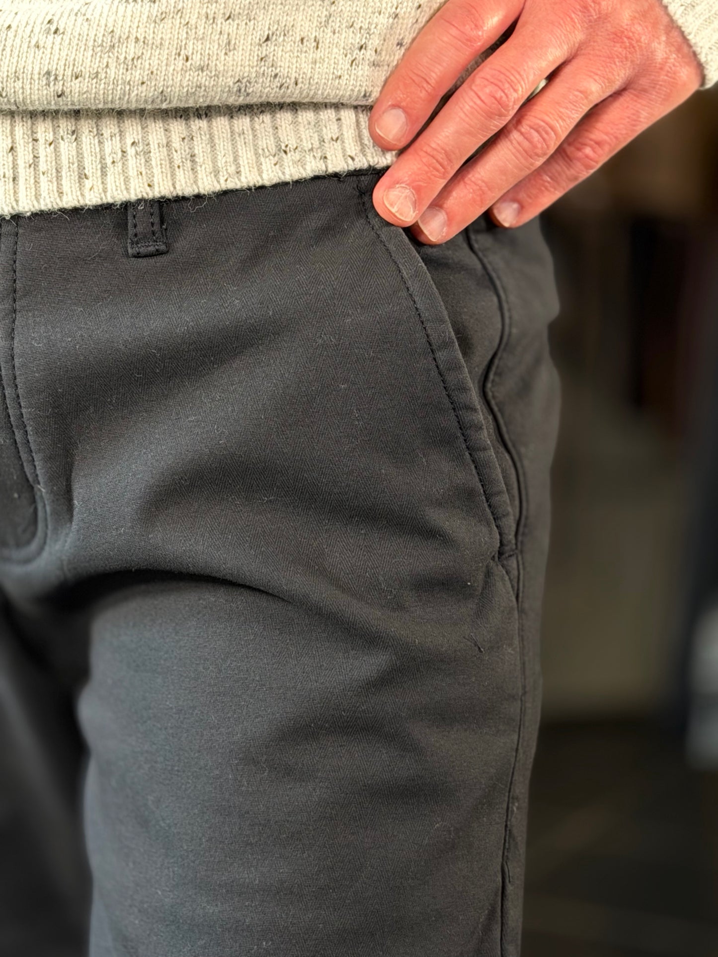 Pantalone blu Slim 2572