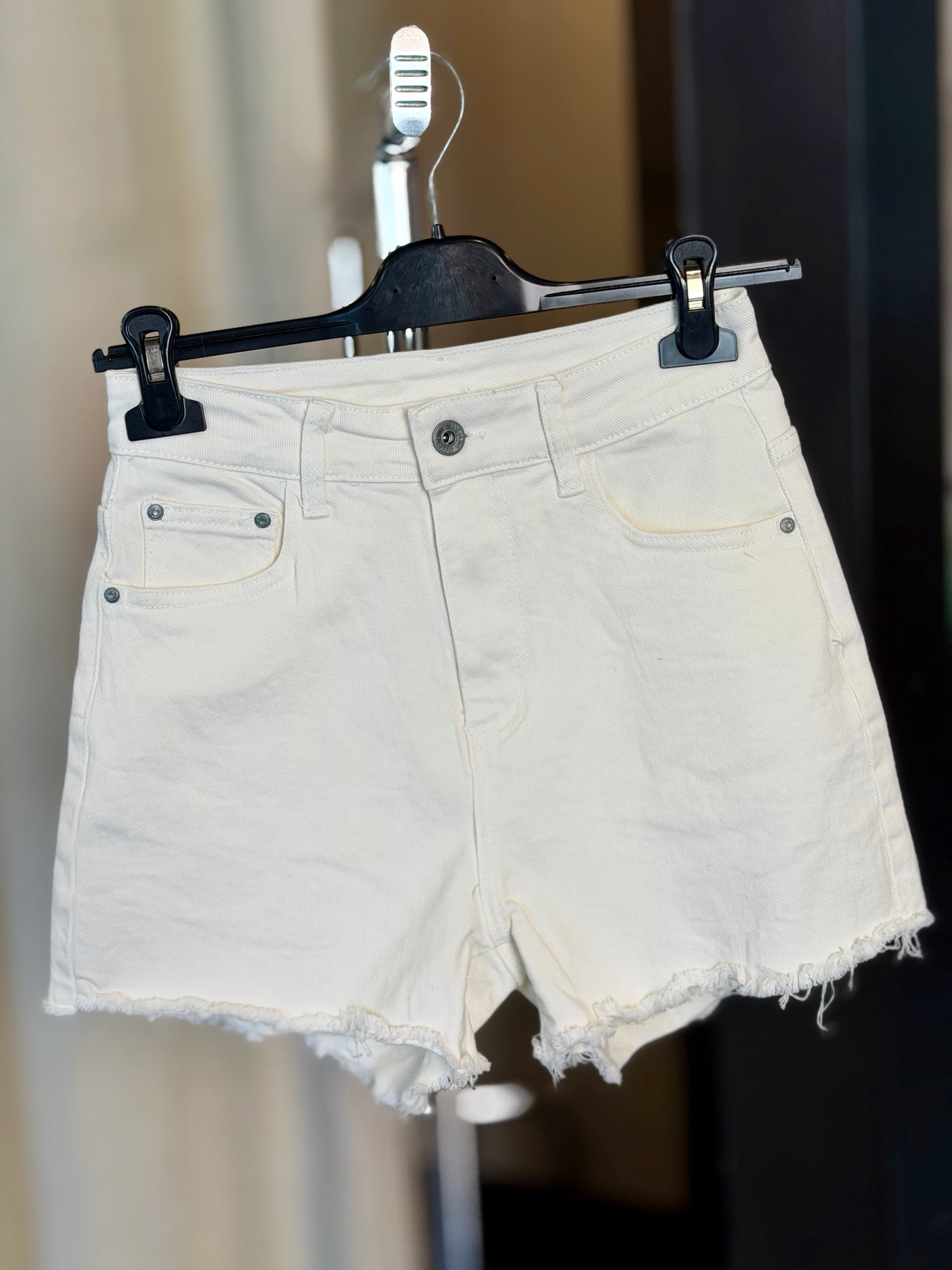 Shorts in jeans bianco 2378