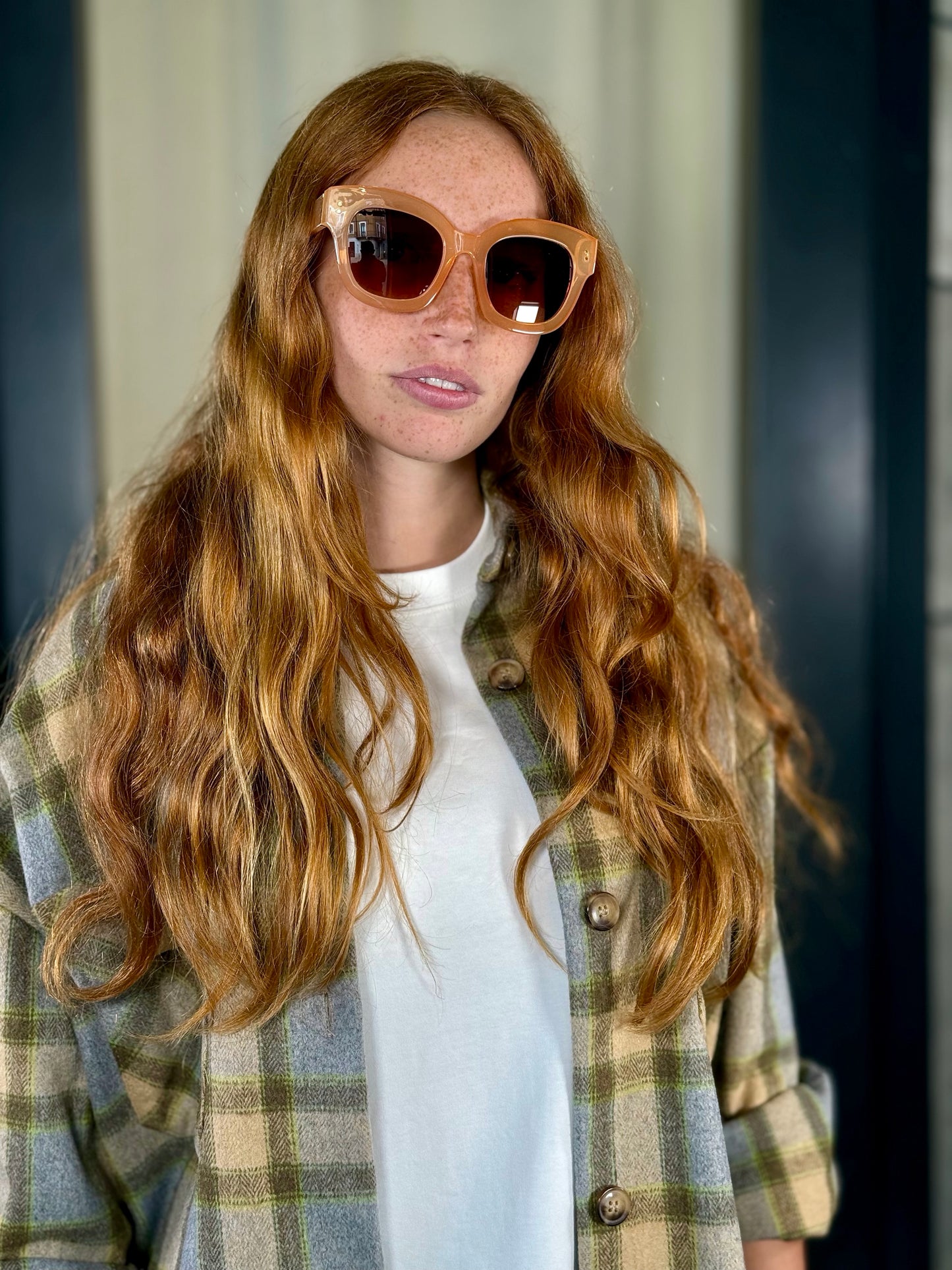 Camicia scozzese oversize 2269