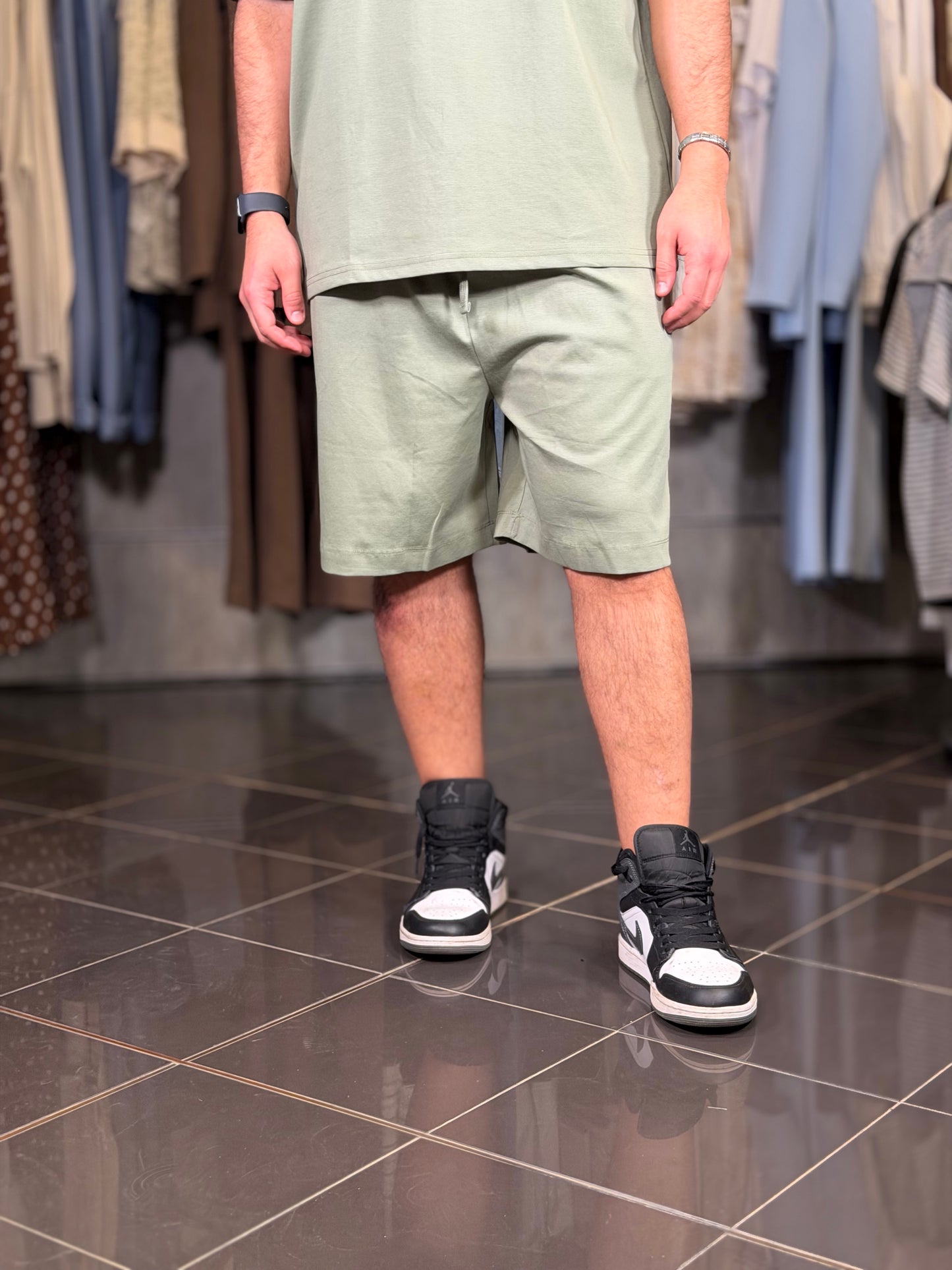 Completo verde (t-shirt oversize + bermuda) 2153