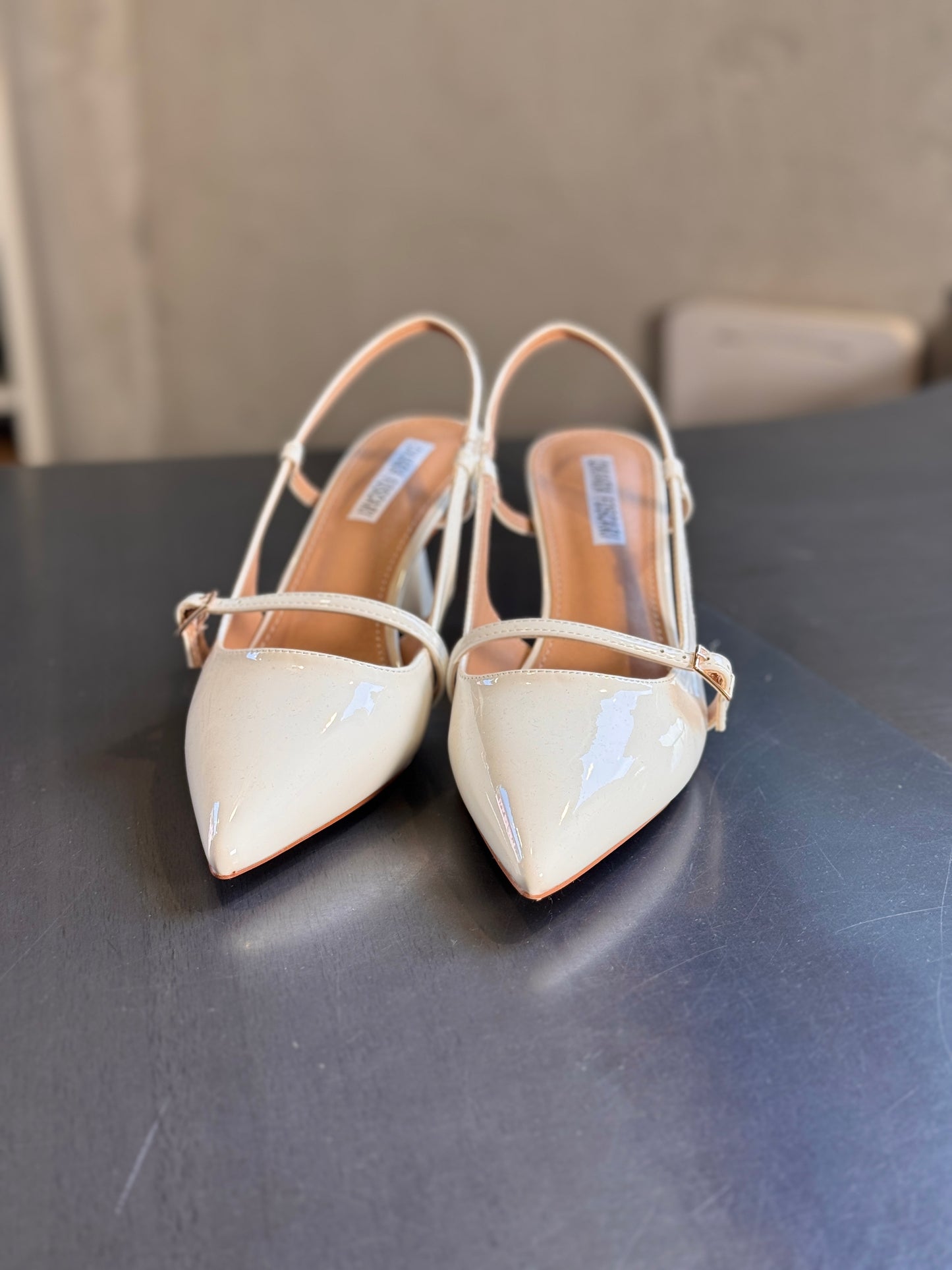 Décolleté bianca Slingback 2320