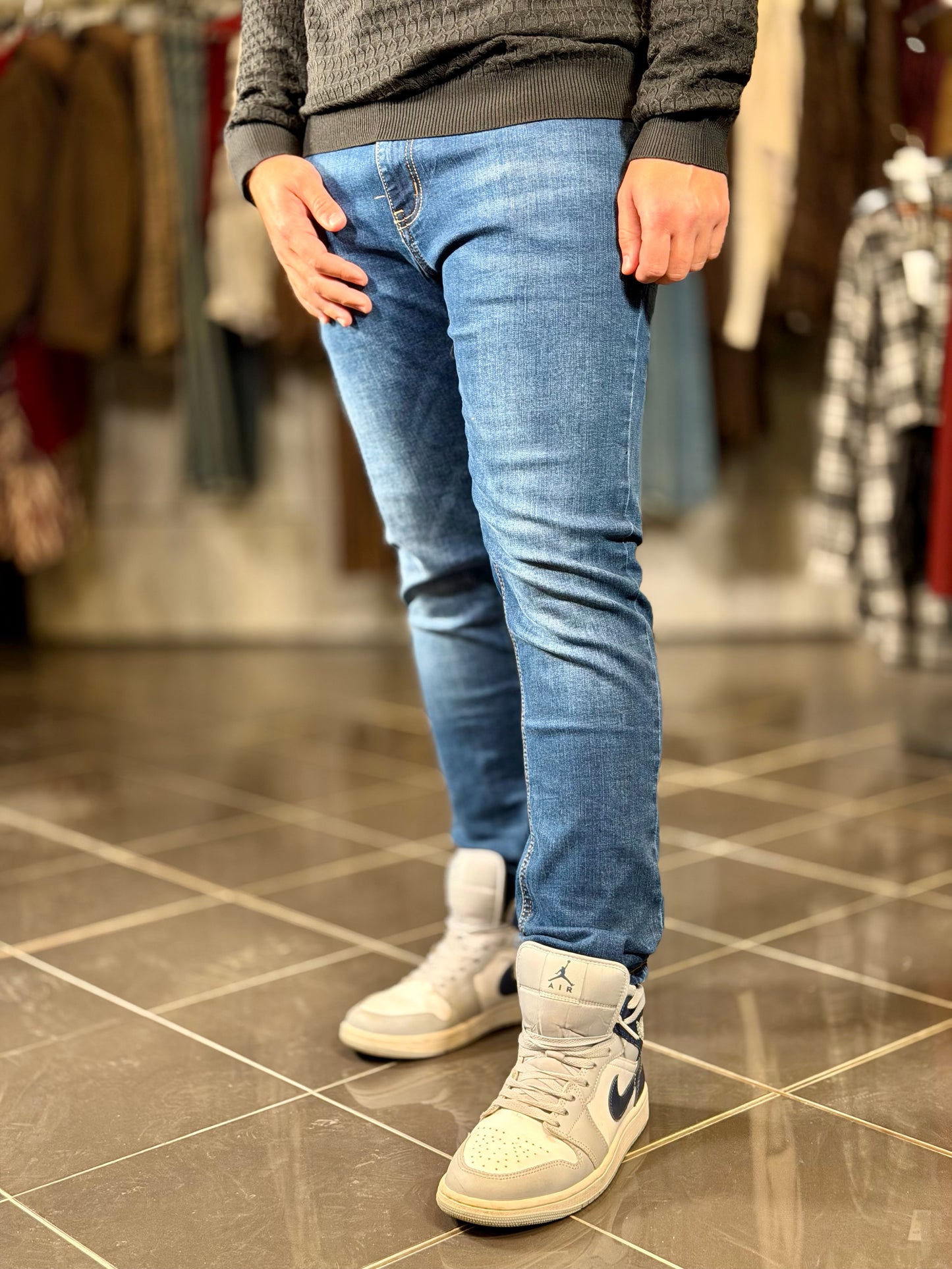 Jeans skinny blu 2322