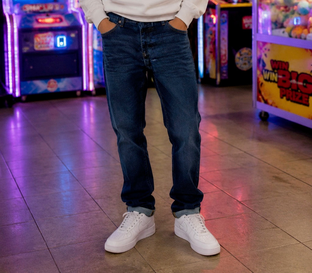 Jeans slim blu