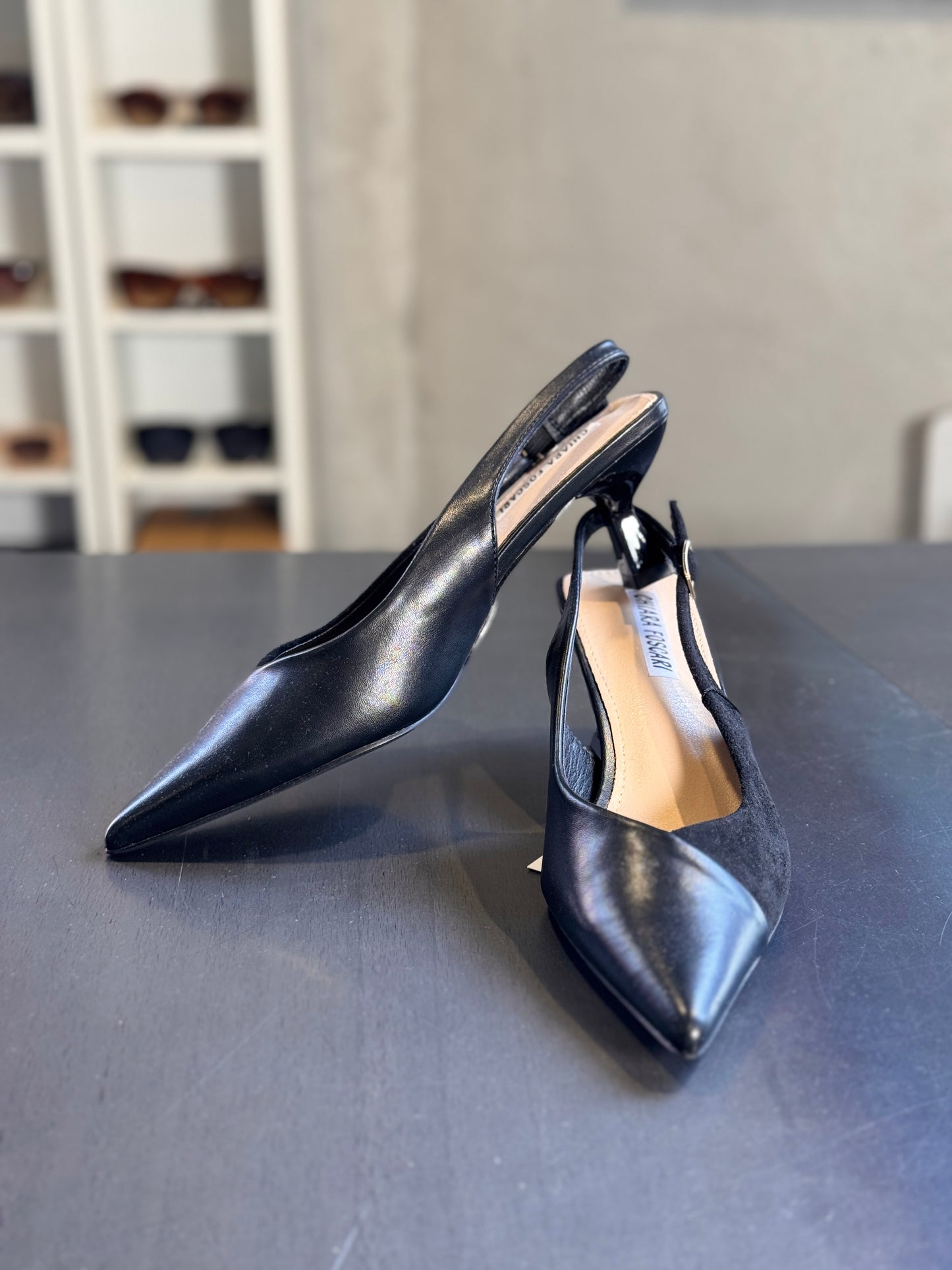 Décolleté nera Slingback 2321