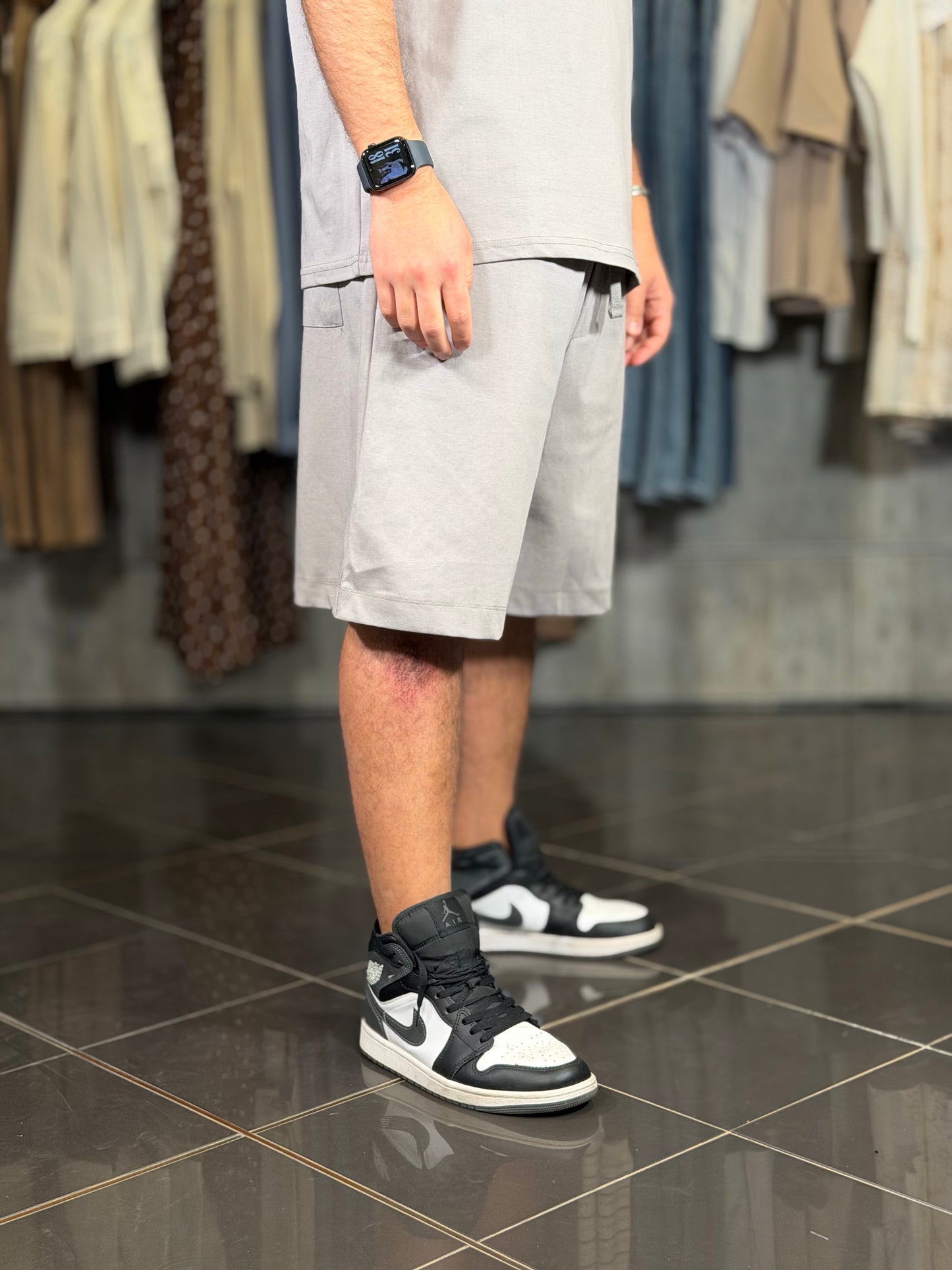 Completo grigio (t-shirt oversize + bermuda) 2154