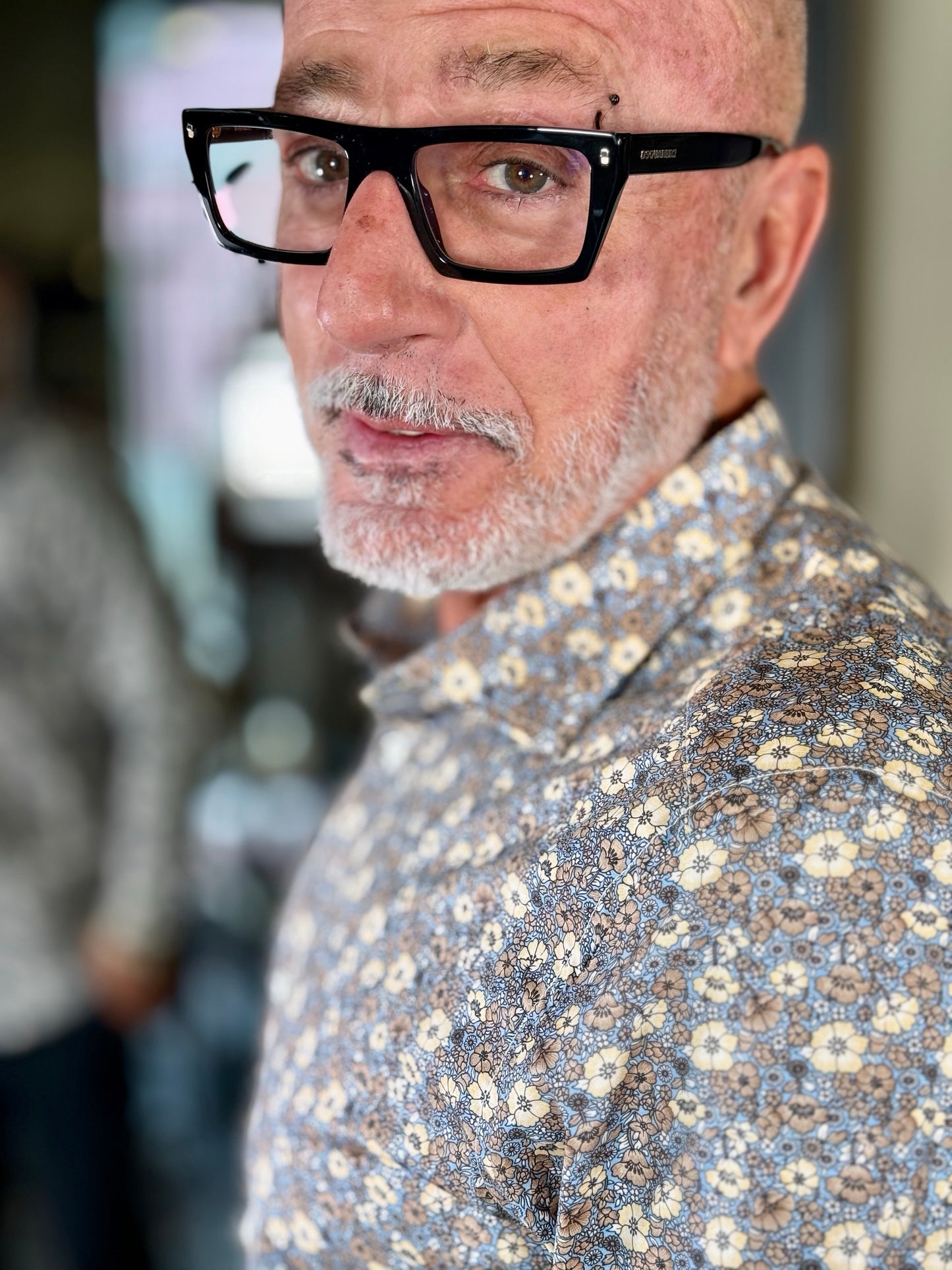 Camicia in fantasia fiore 2320