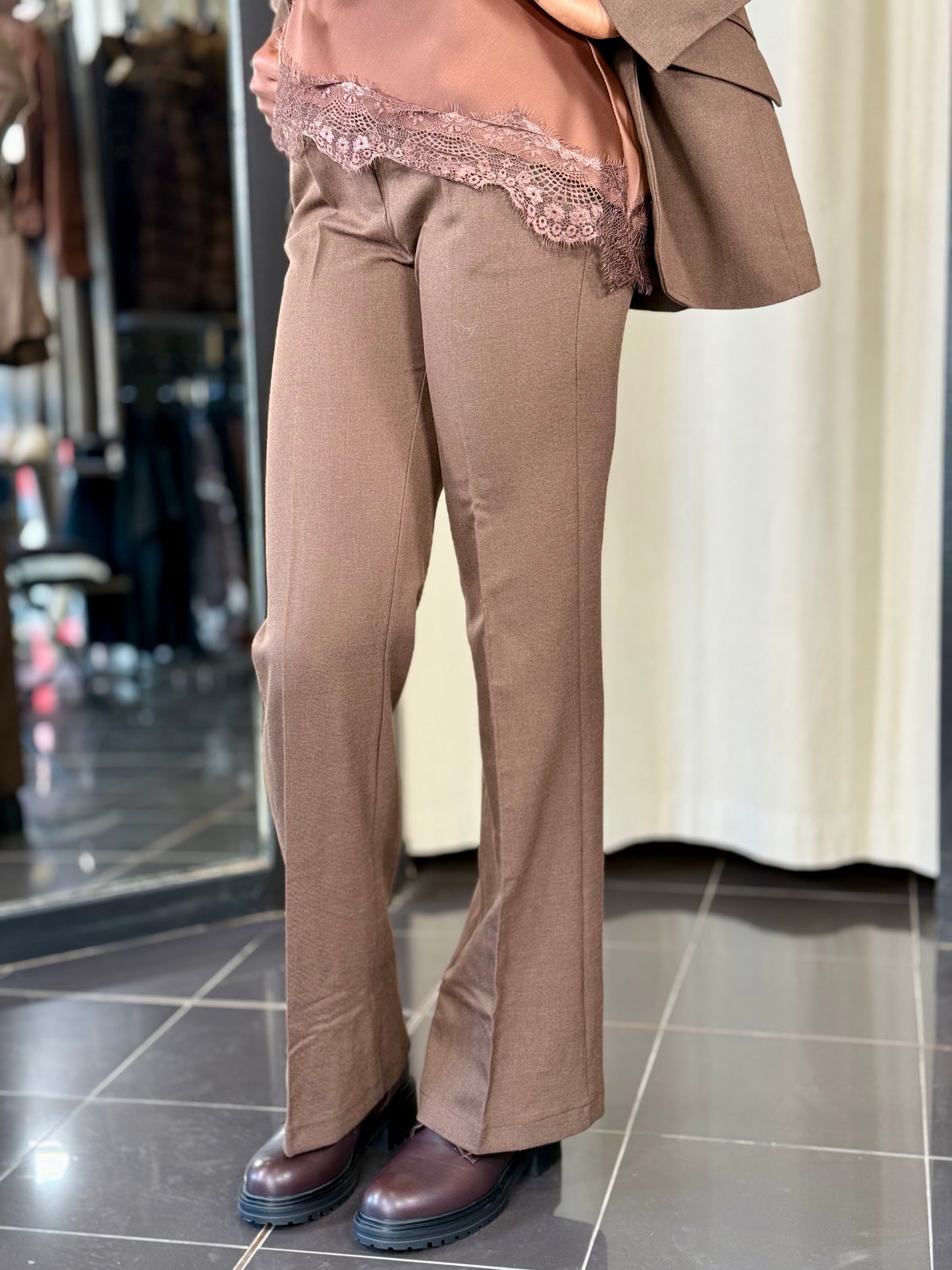 Tailleur marrone (giacca + pantalone) 2177