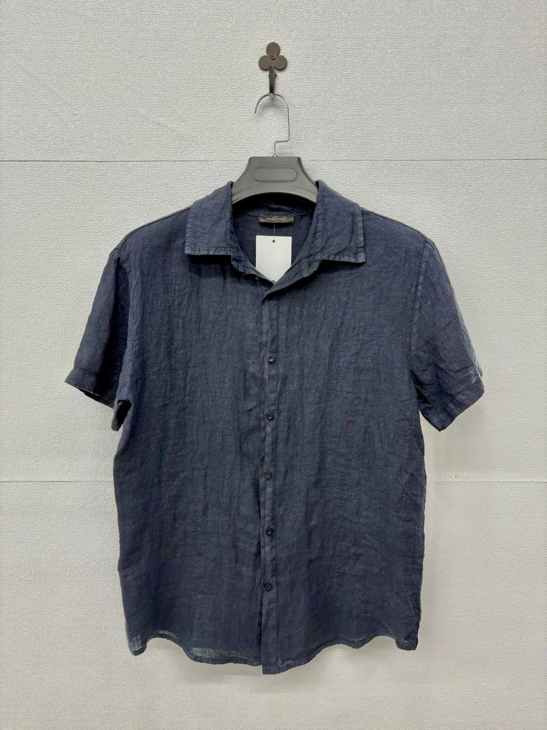 Camicia in lino a maniche corte 2447