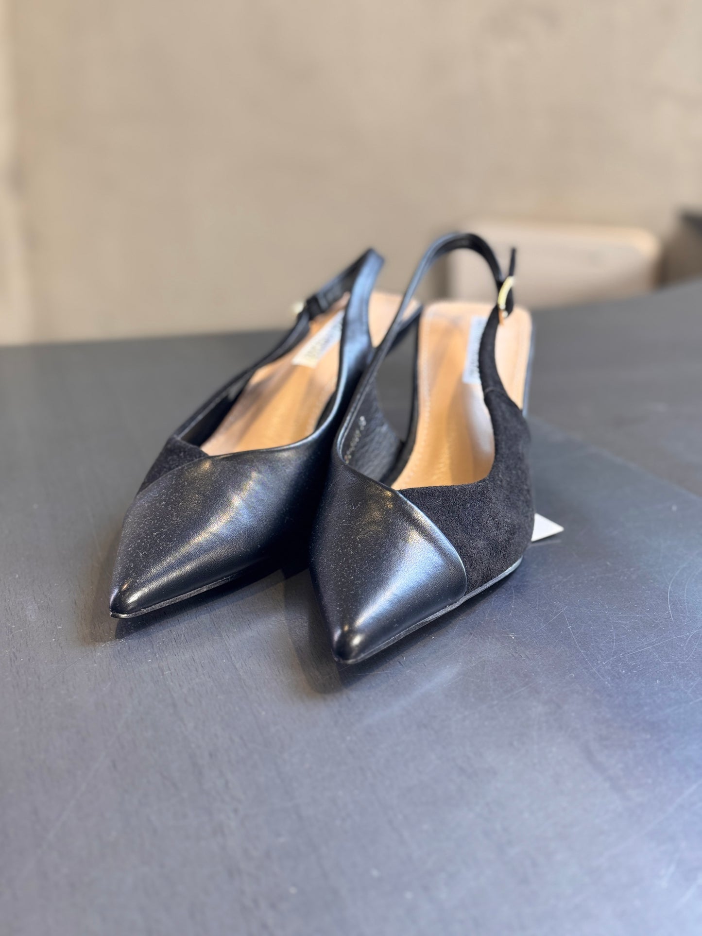 Décolleté nera Slingback 2321