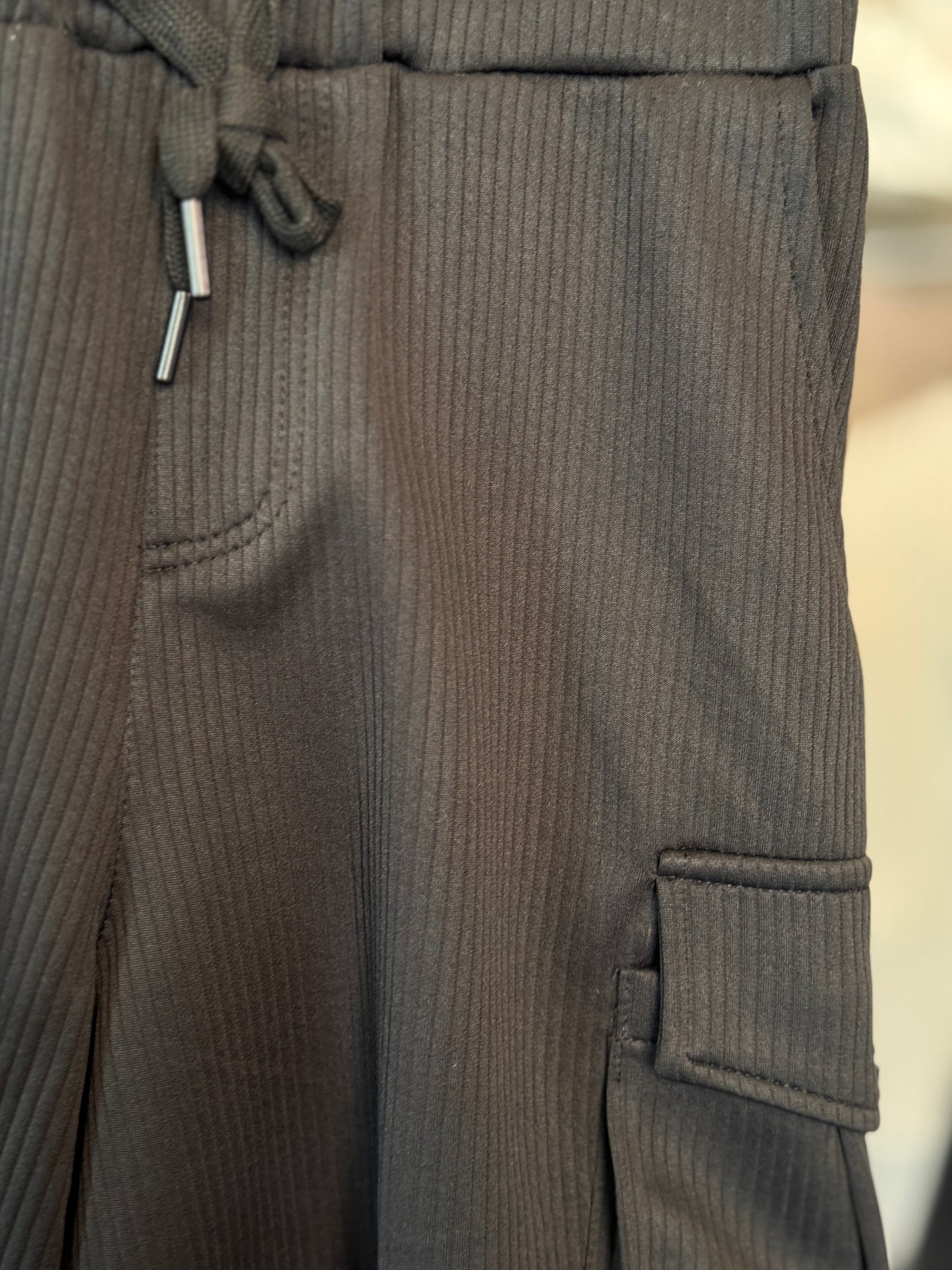 Bermuda tuta cargo nero 2602