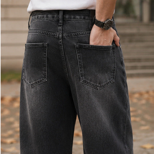 Jeans baggy Grigio