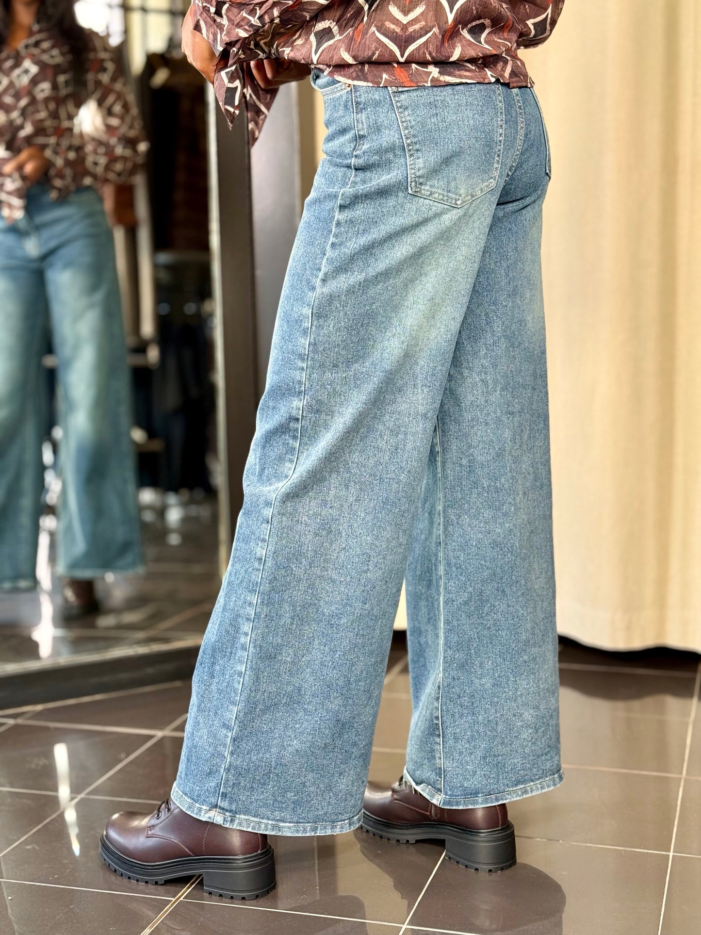 Jeans a palazzo 2041