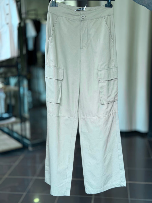Pantalone cargo verde salvia 2467