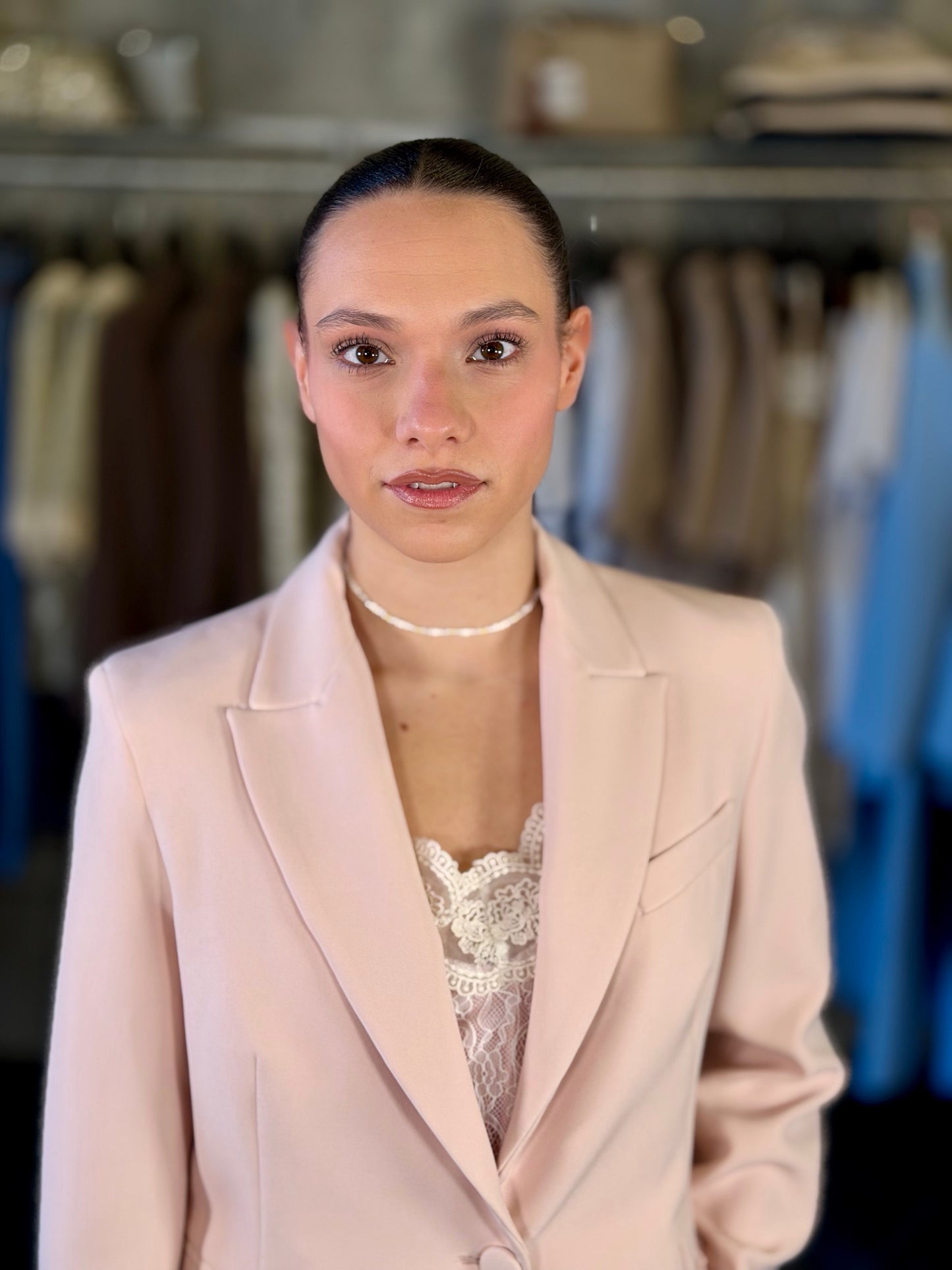 Tailleur rosa (giacca + pantalone) 2185