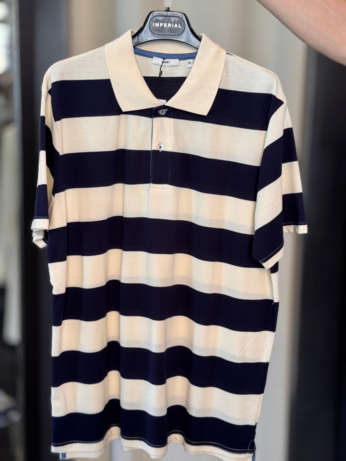 Polo a righe blu 2627