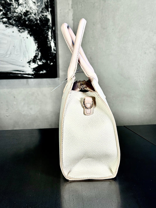 Mini bag rosa tenue con tracolla all’interno 338