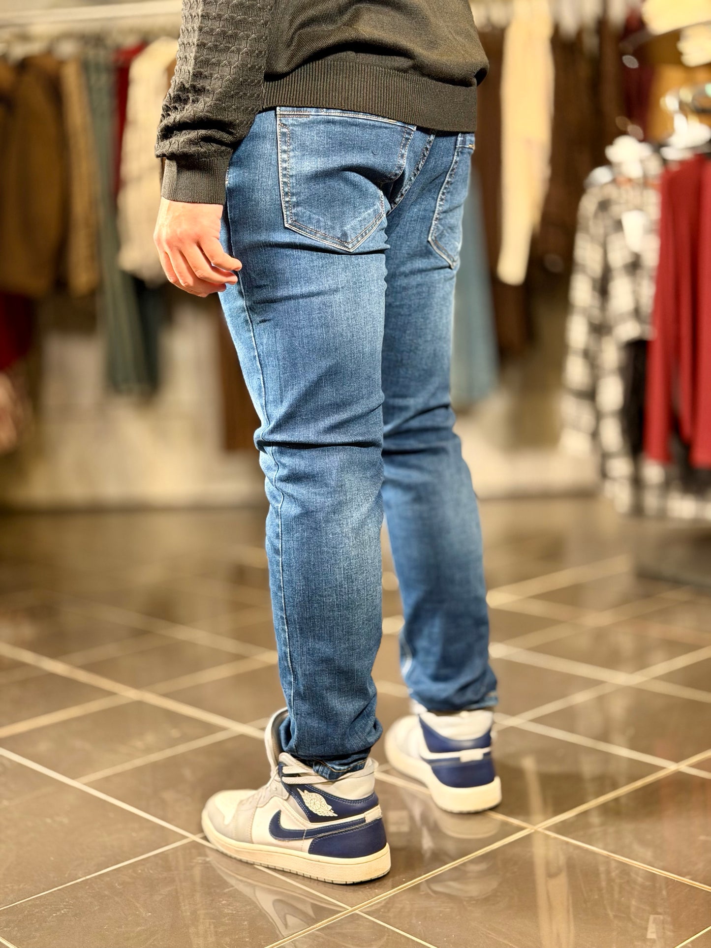 Jeans skinny blu 2322