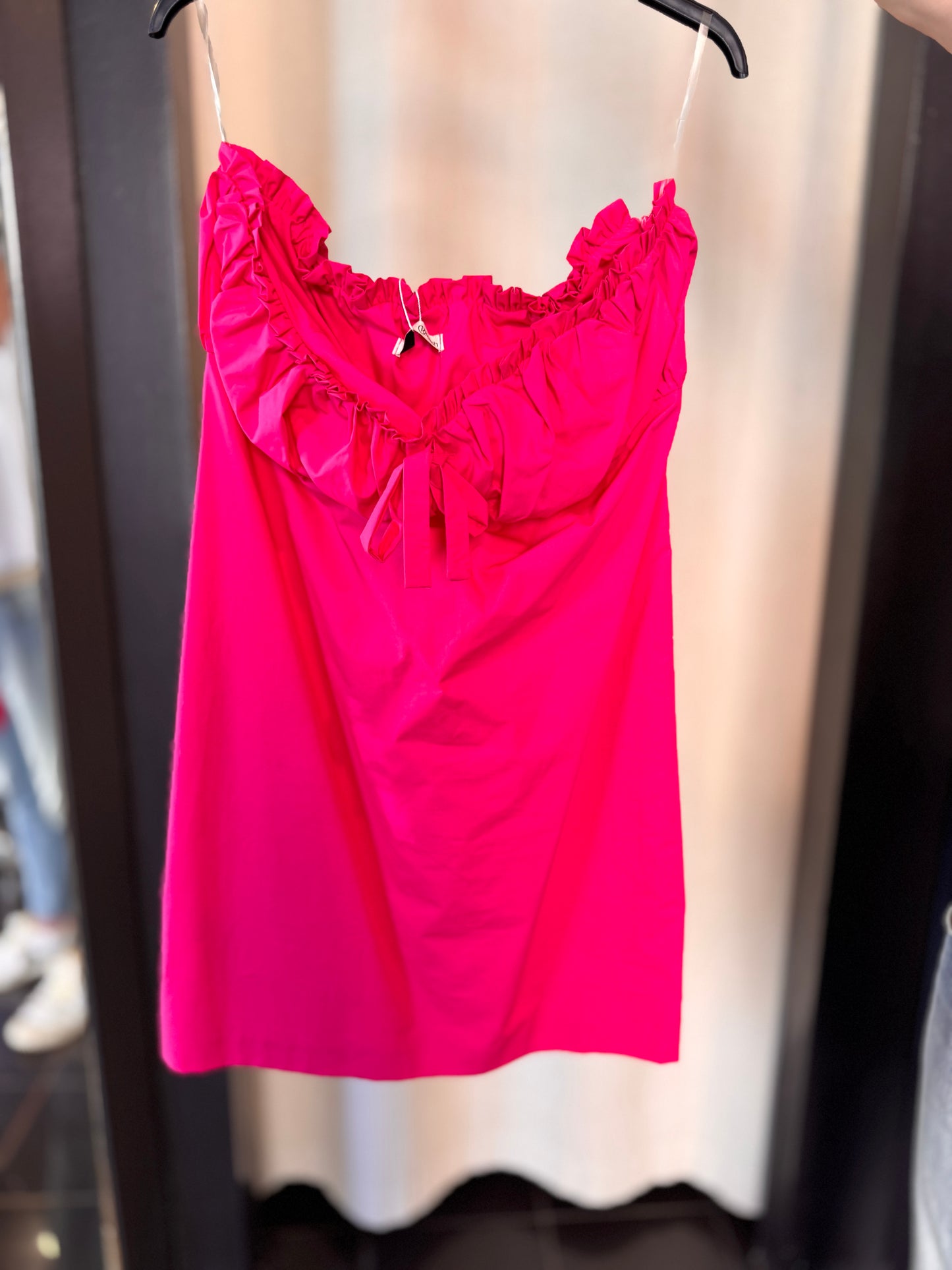 Abito tubino fucsia 2655