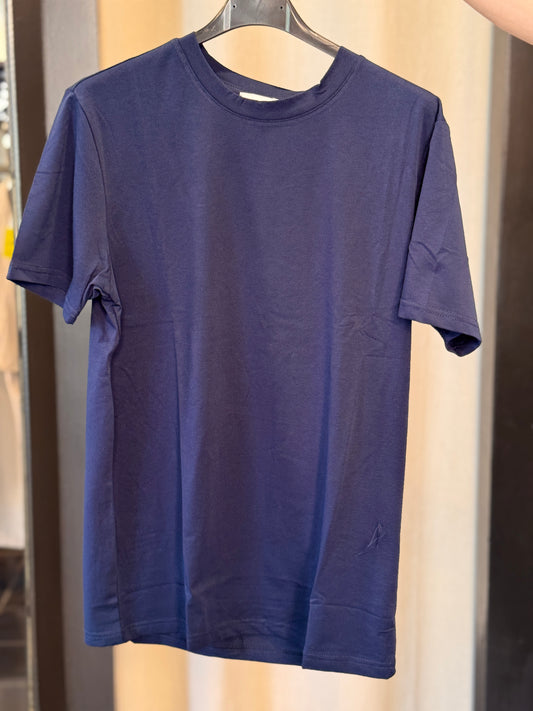 T-shirt basica blu 2977