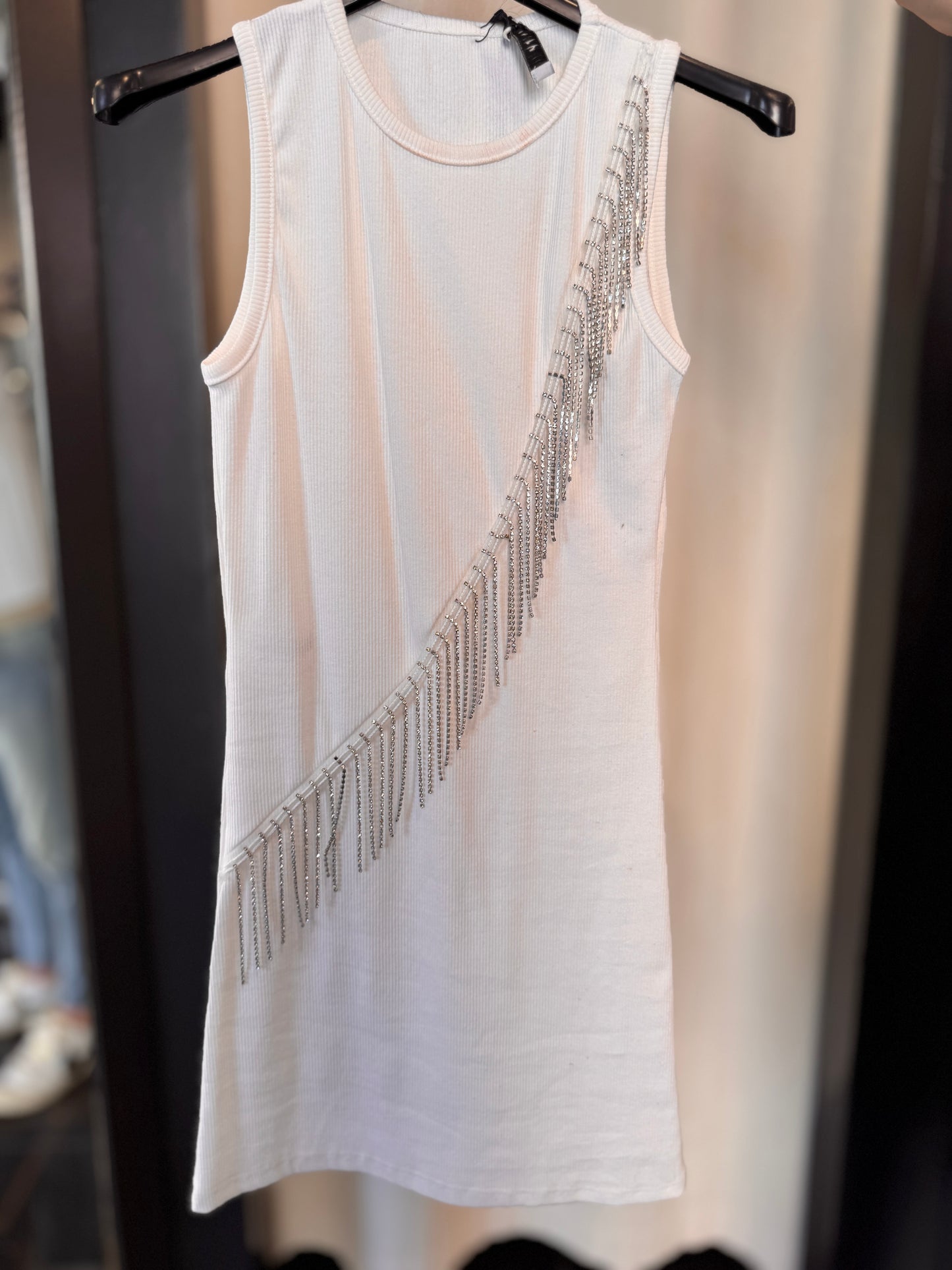 Abito a tubino bianco 2657