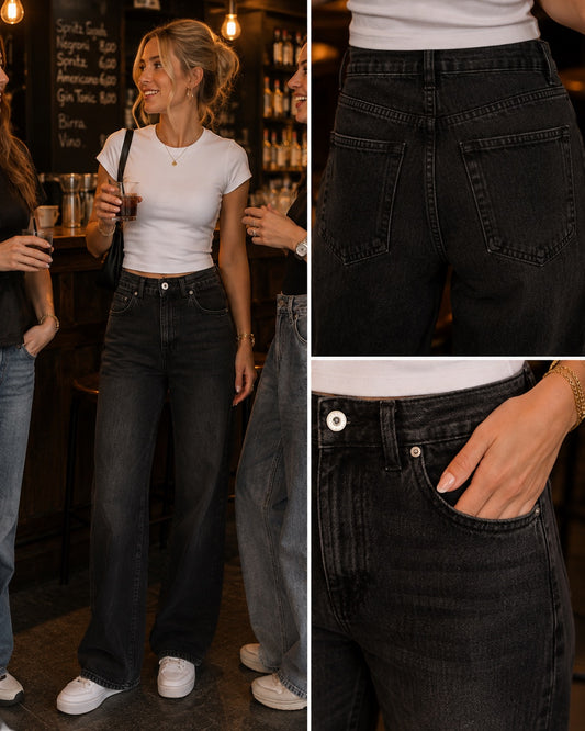 Jeans slim grigio