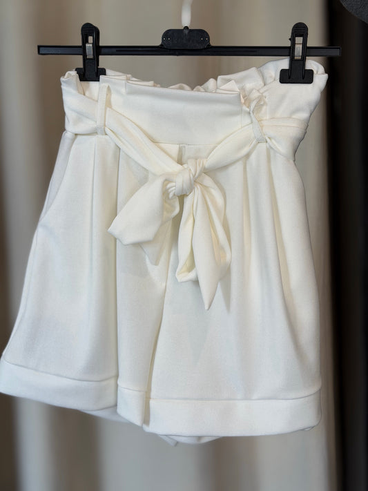 Shorts bianco in taglia unica 2549