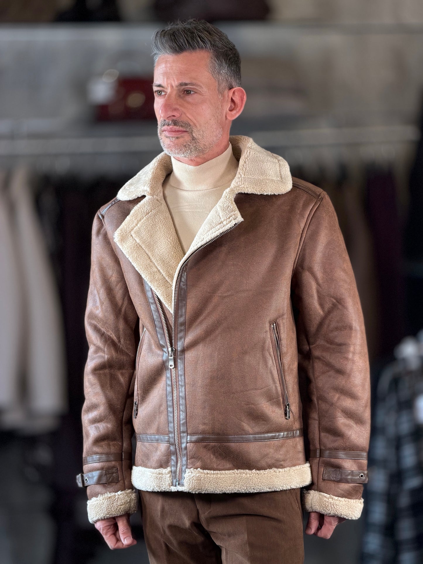 Montone ecologico marrone 2589