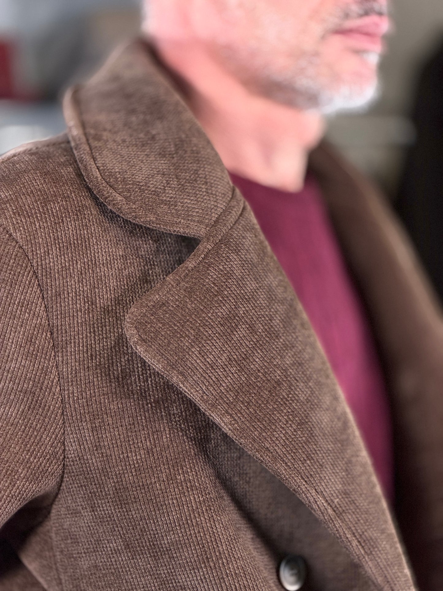 Cappotto doppiopetto marrone 2571