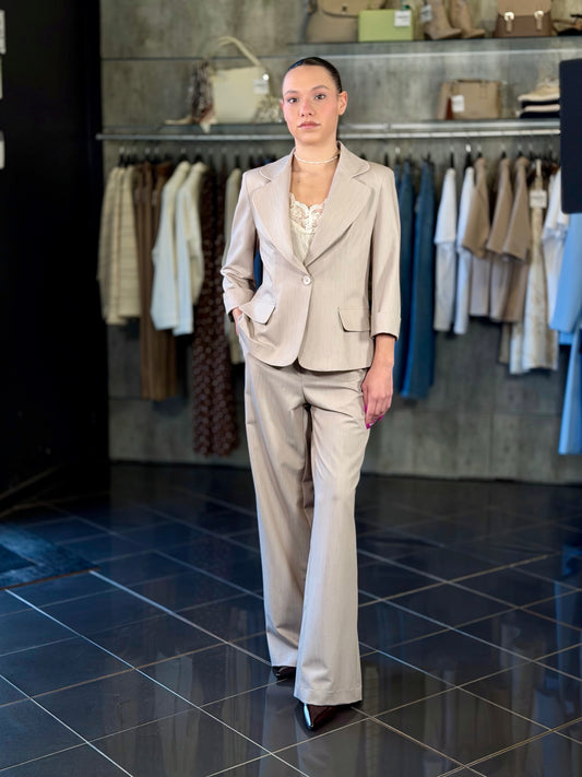 Tailleur beige (giacca + pantalone) 2180