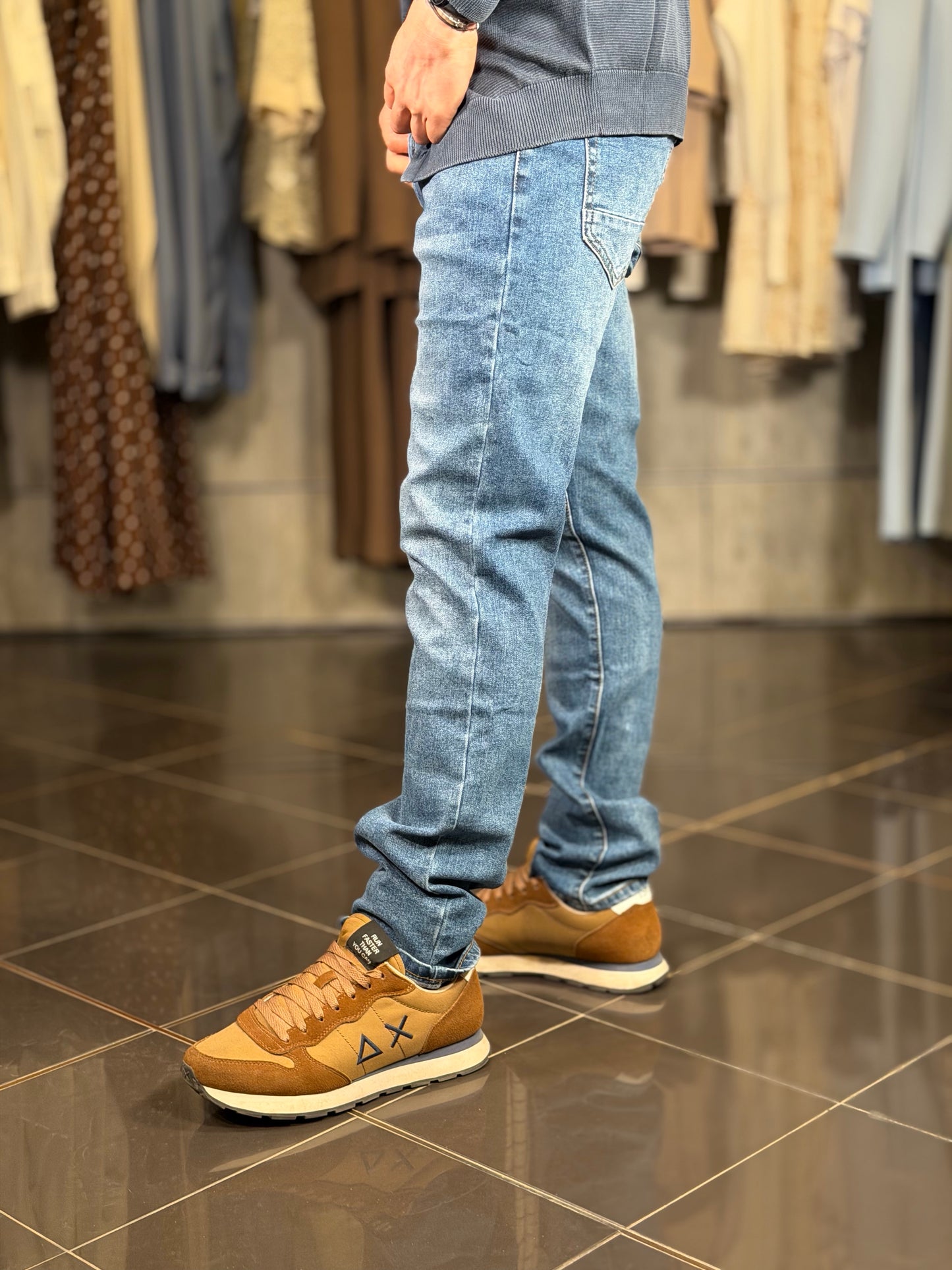 Jeans Slim blu chiaro 2092