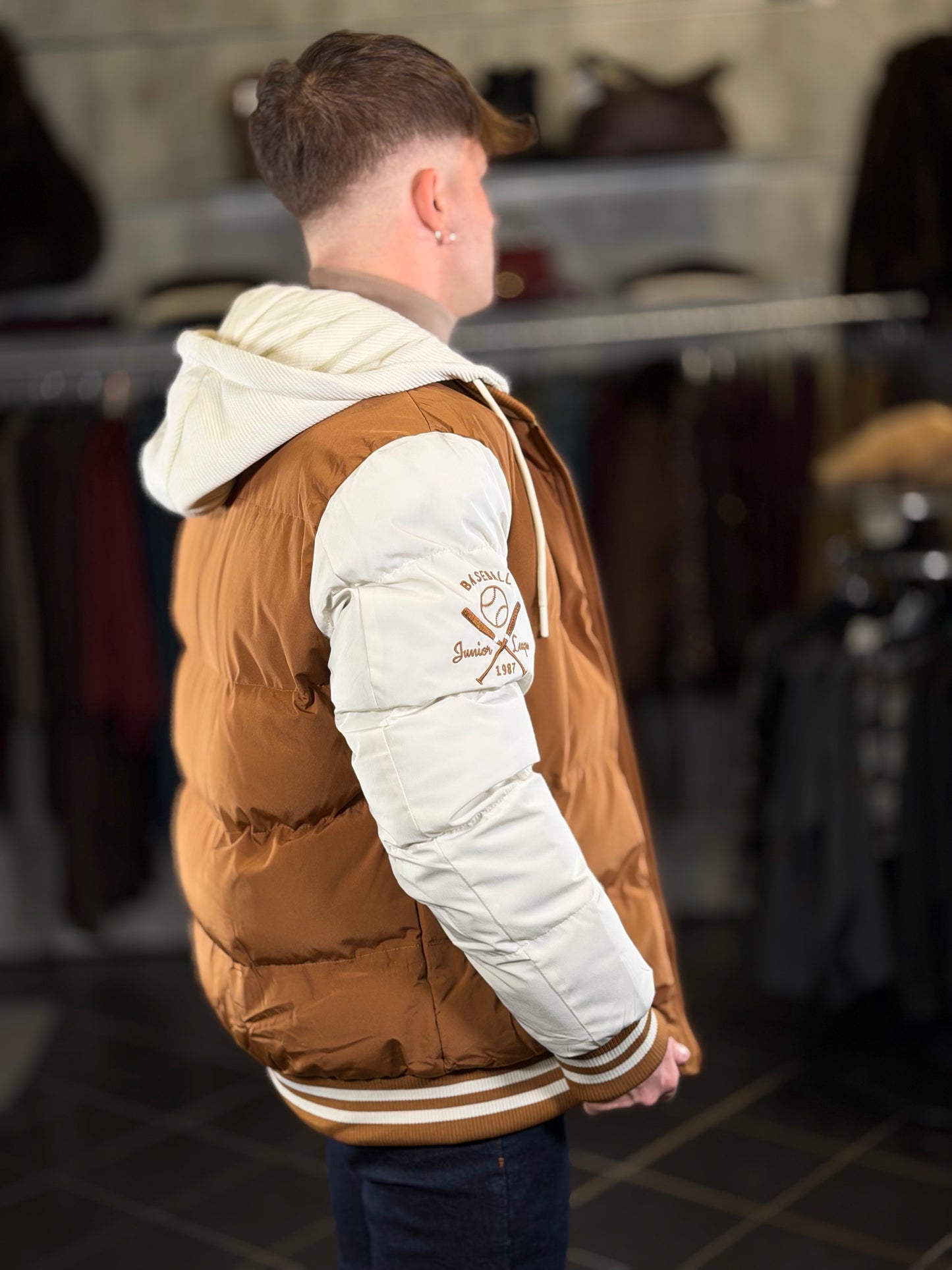 Bomber color caramello 2484