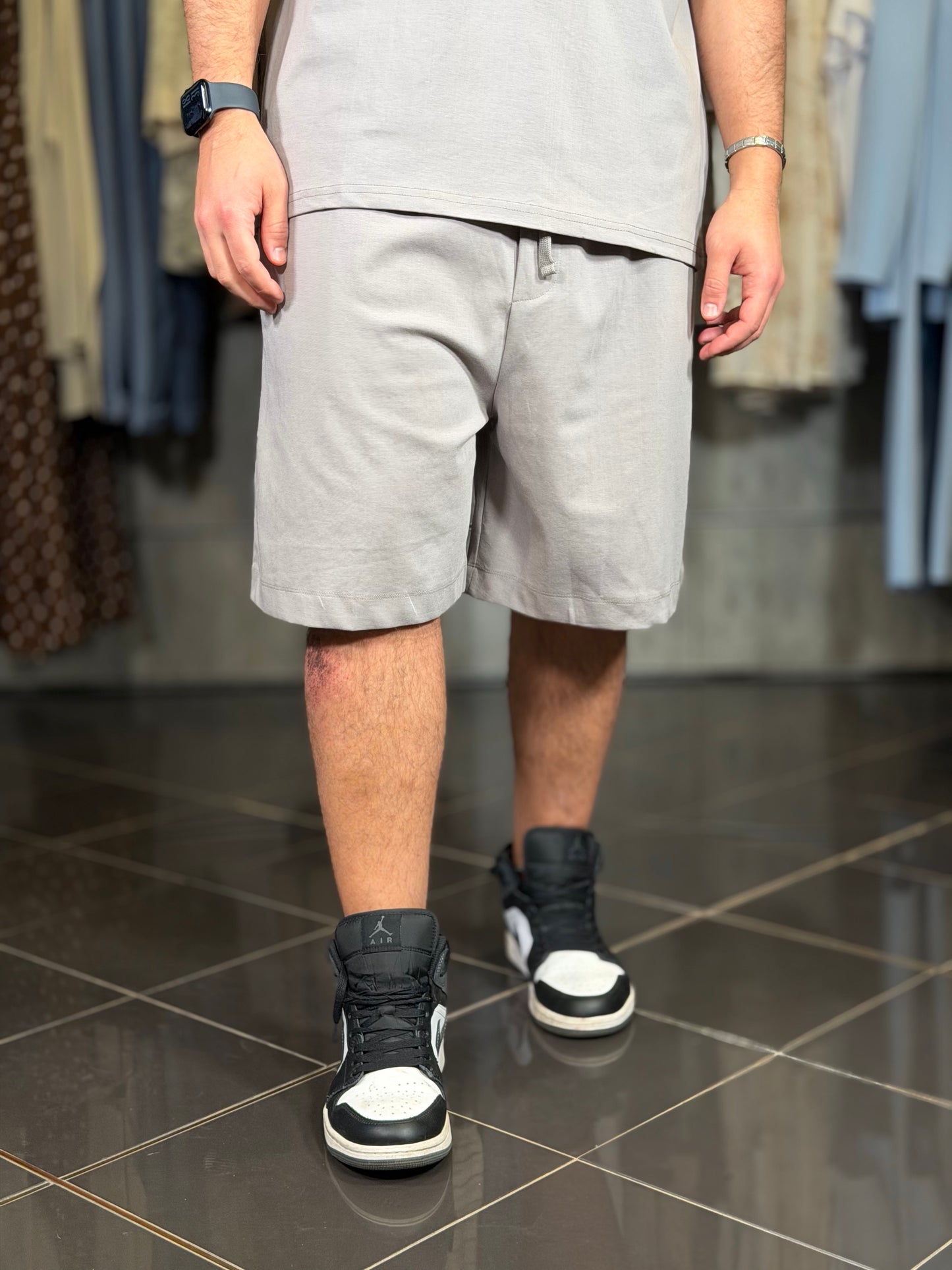 Completo grigio (t-shirt oversize + bermuda) 2154
