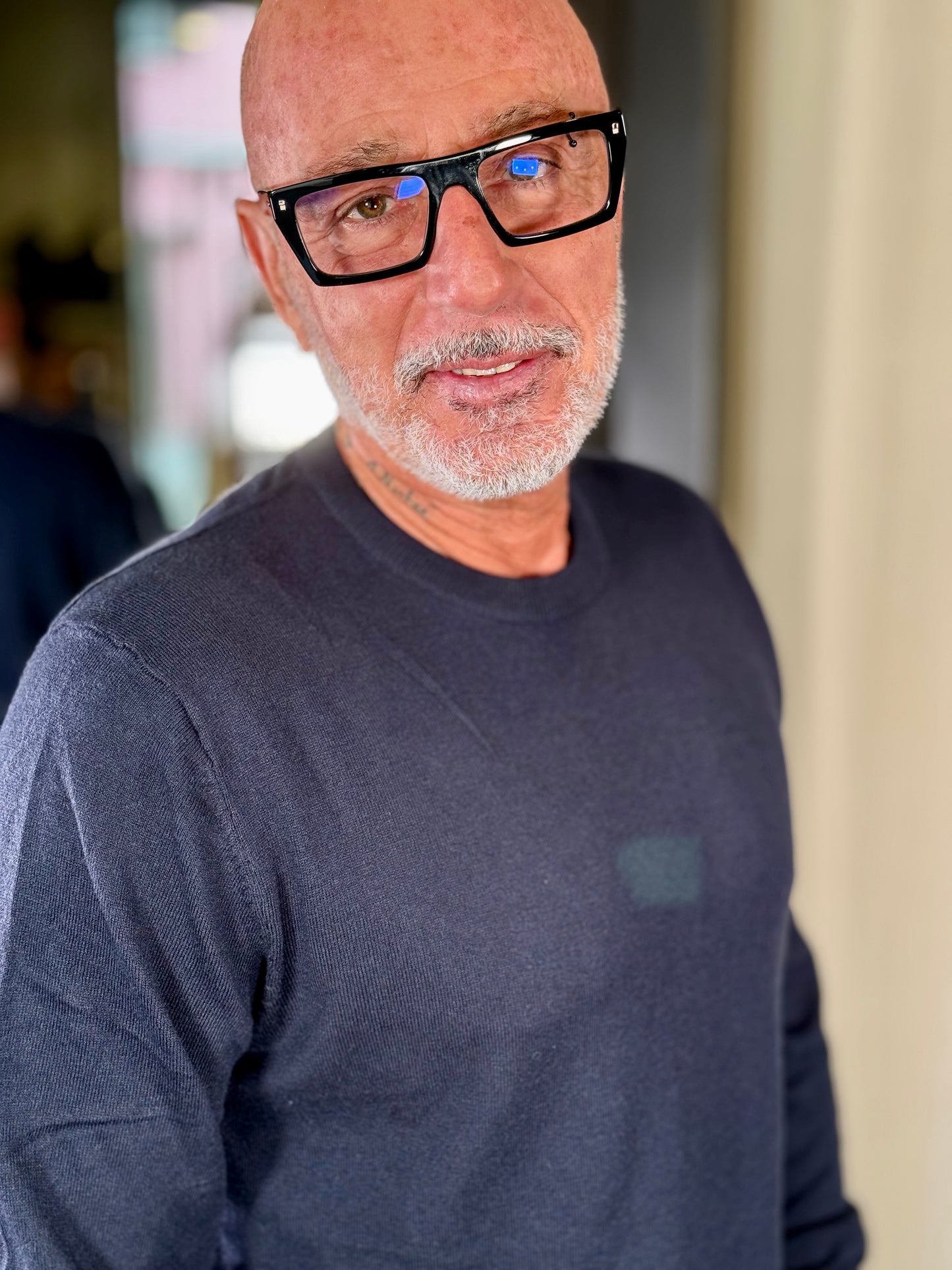 Maglioncino girocollo blu 2360