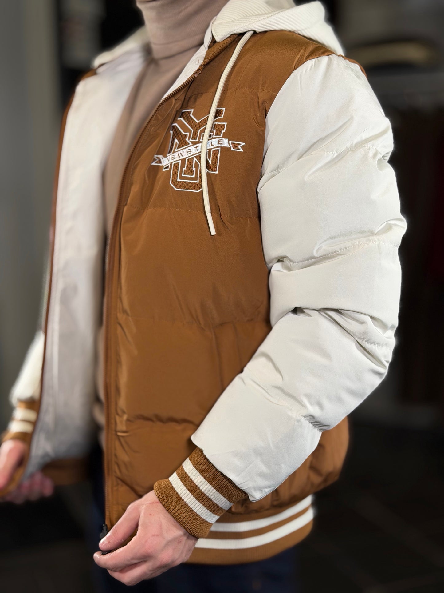 Bomber color caramello 2484