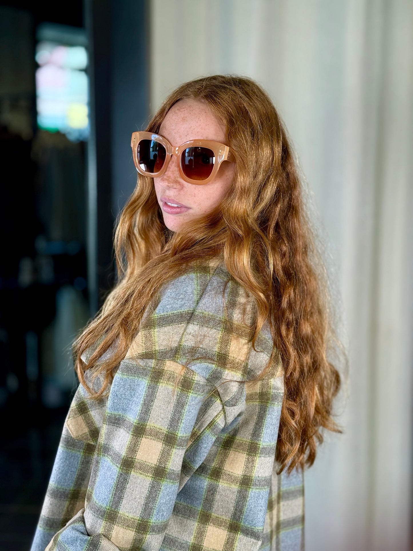 Camicia scozzese oversize 2269