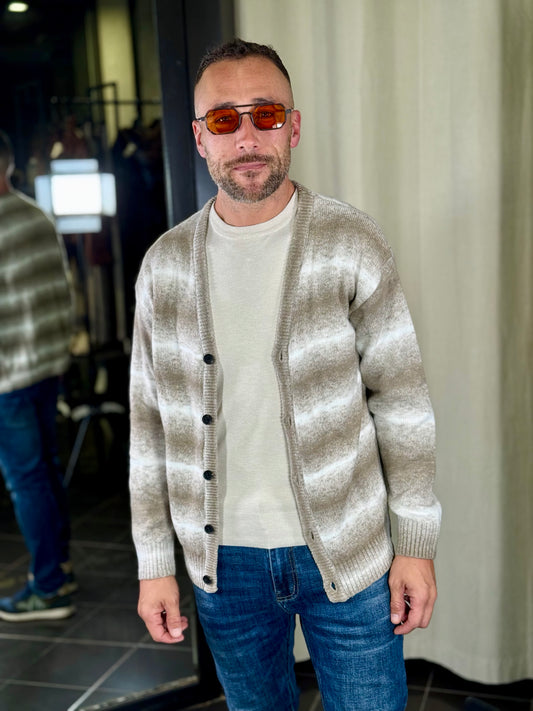 Cardigan tie dye beige 2122