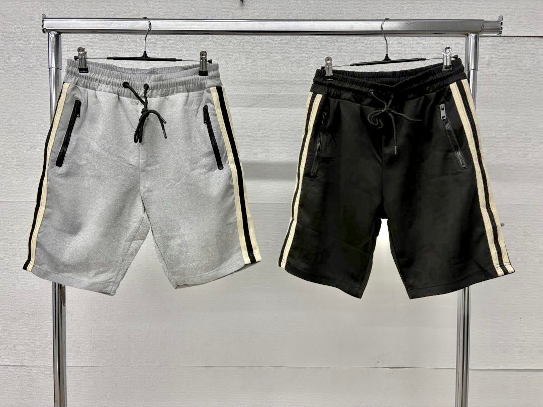 Bermuda tuta grigio con riga 2423