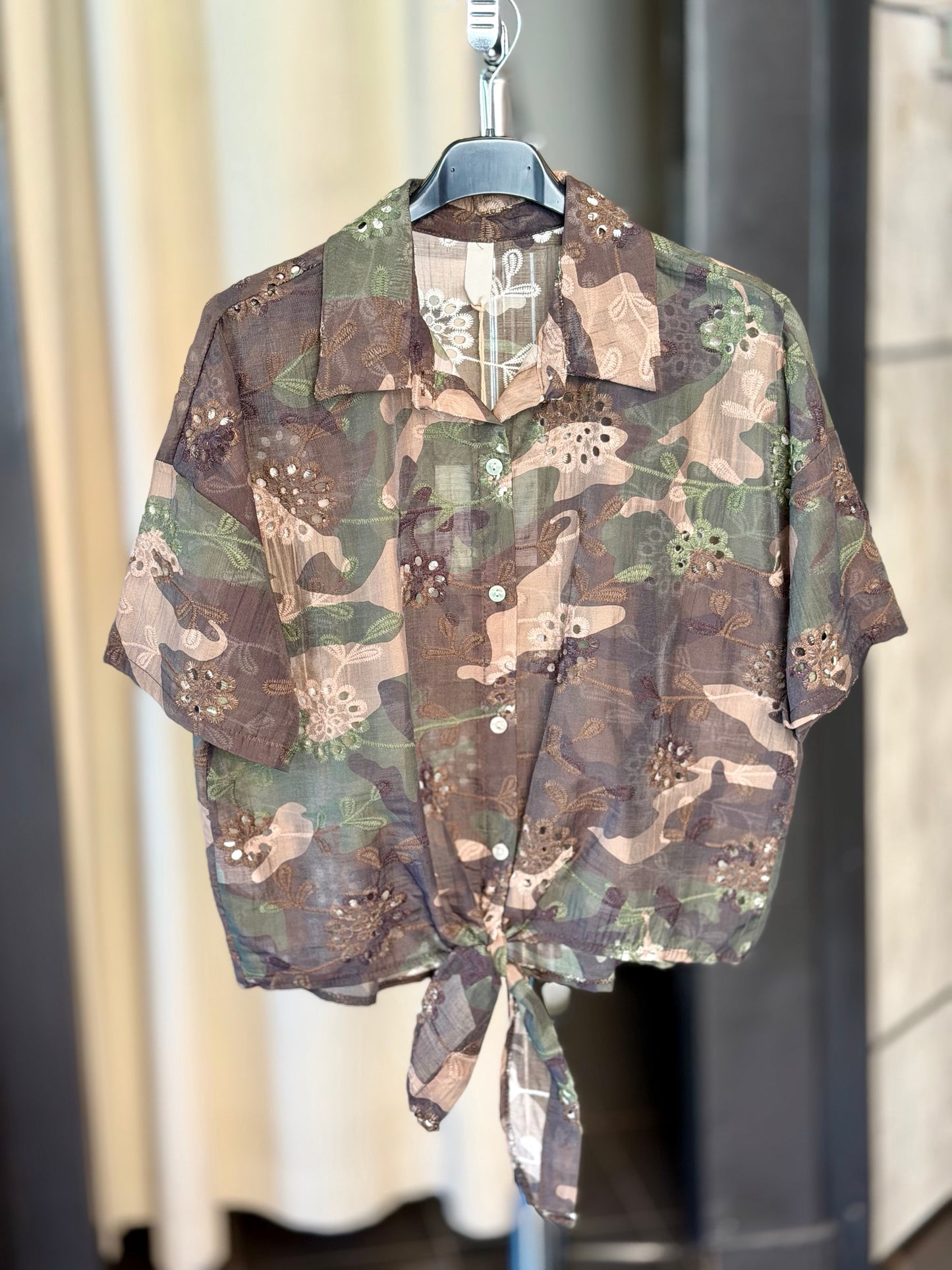 Camicia camouflage in taglia unica 2394