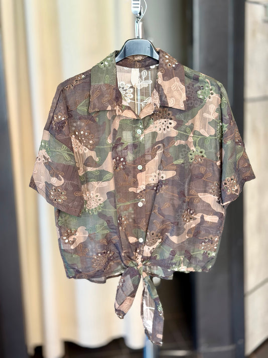 Camicia camouflage in taglia unica 2394