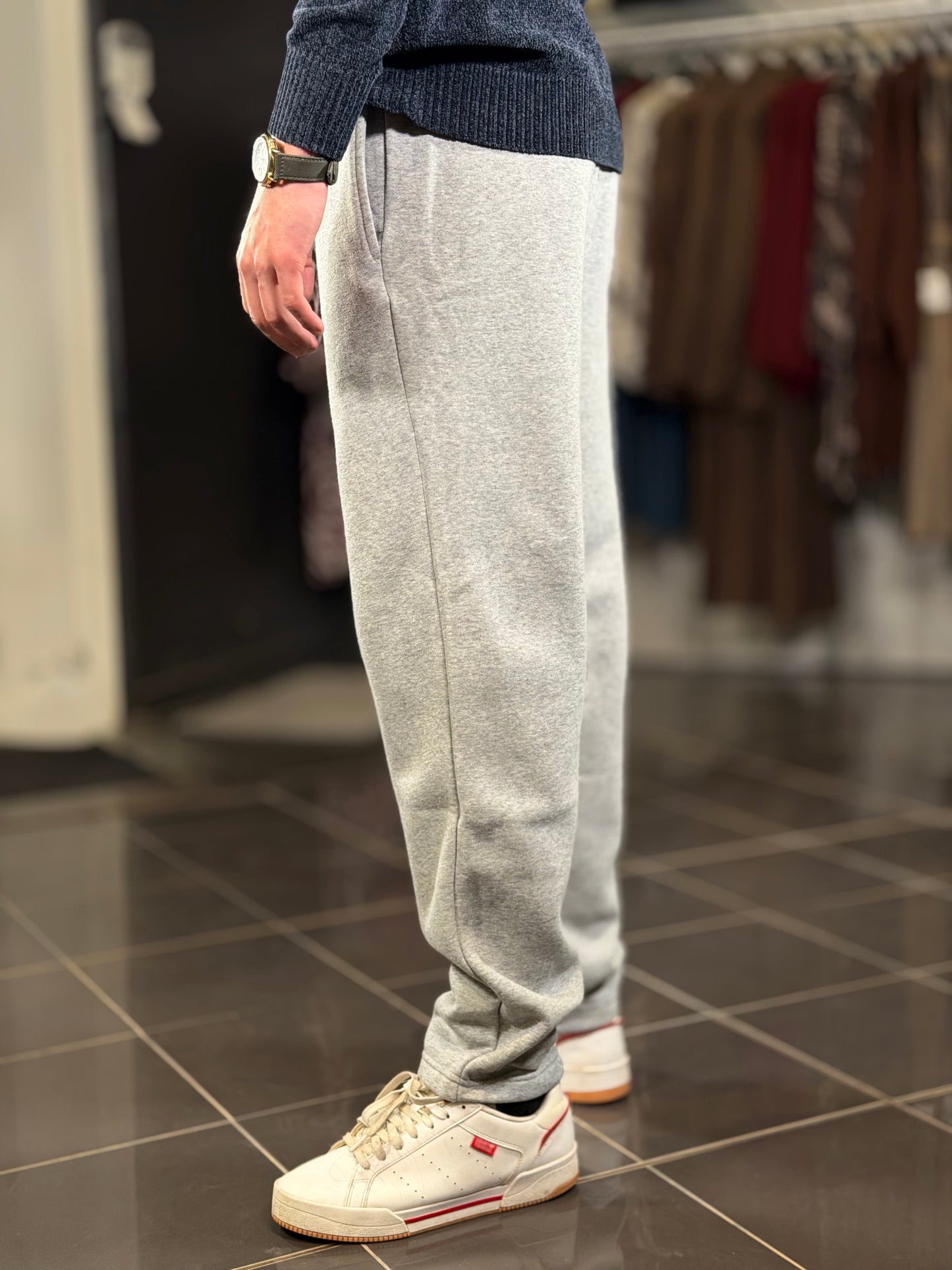 Pantalone tuta basico grigio 2524