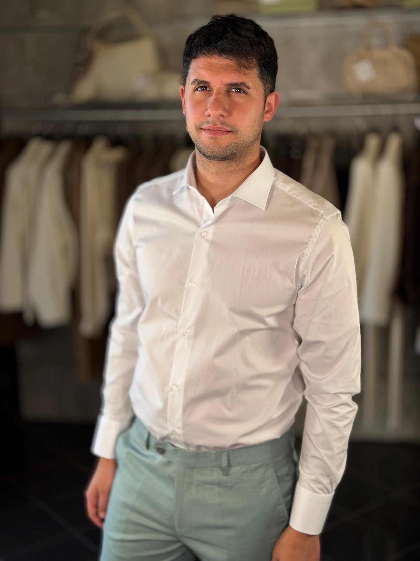 Camicia bianca basica regular 2295