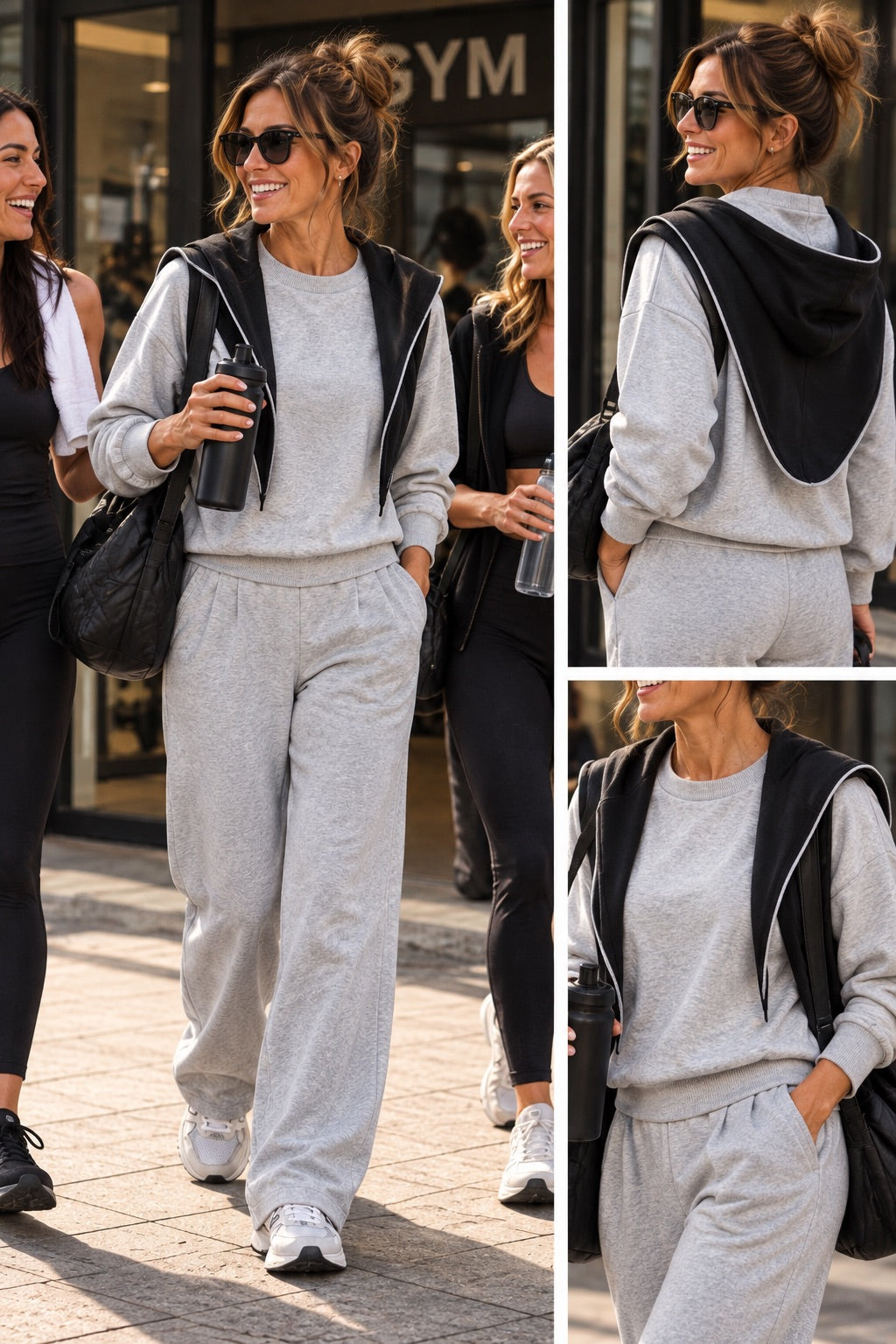 Tuta grigia a completo (Felpa e pantalone ) in taglia unica