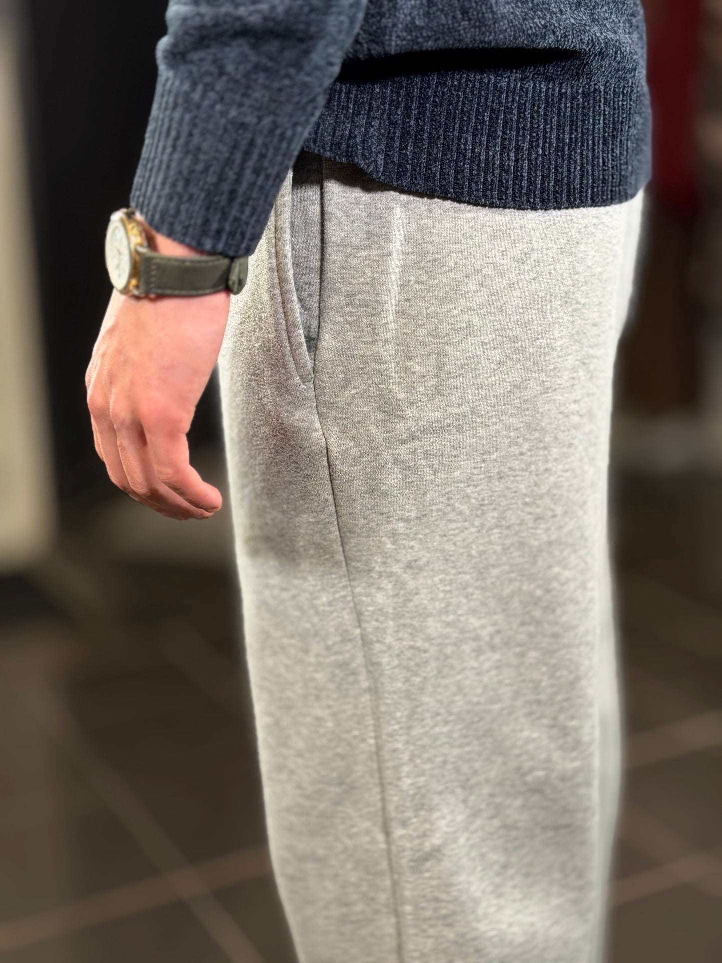 Pantalone tuta basico grigio 2524