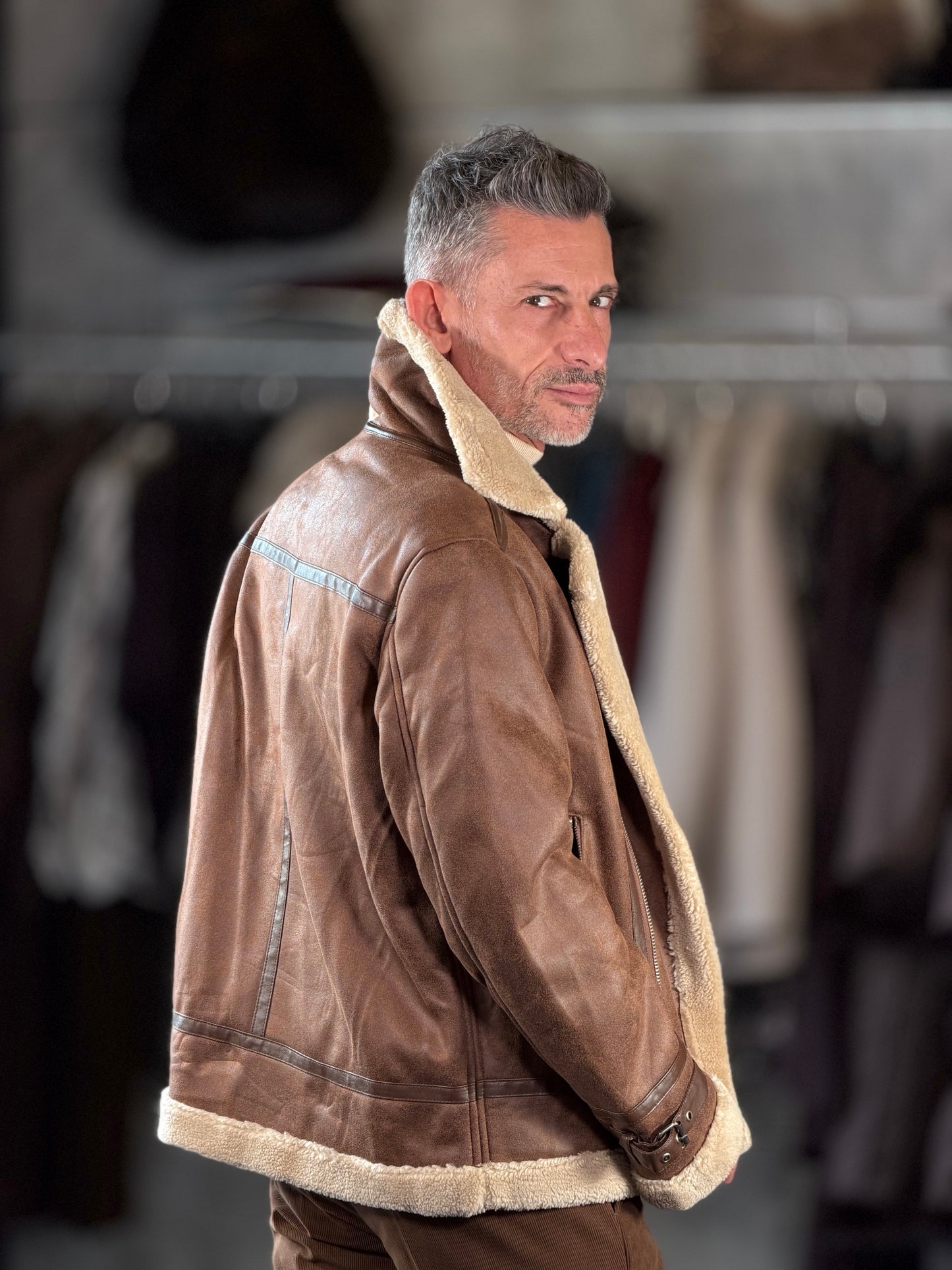 Montone ecologico marrone 2589