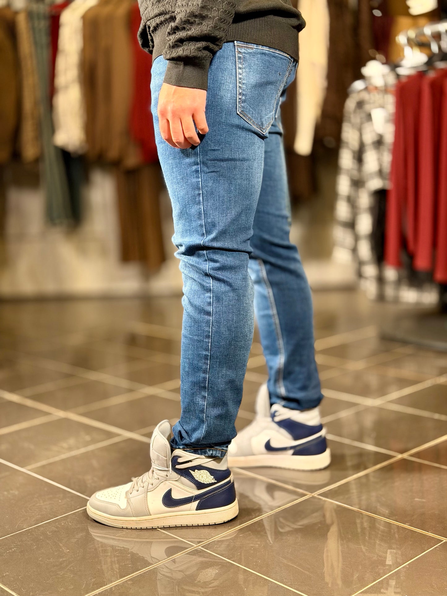 Jeans skinny blu 2322