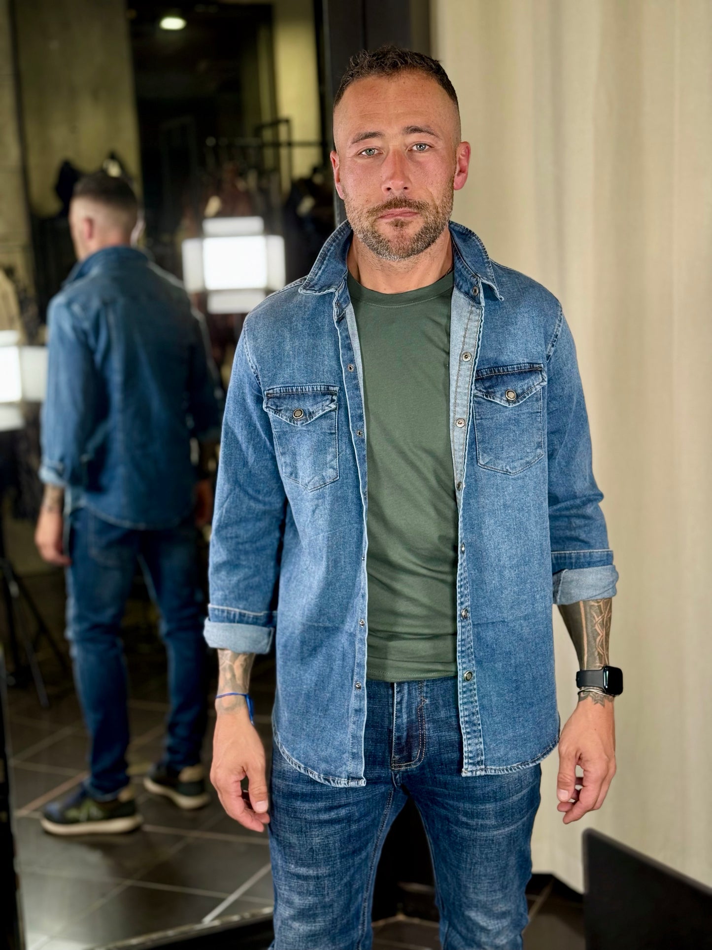 Camicia in jeans Slim 2094