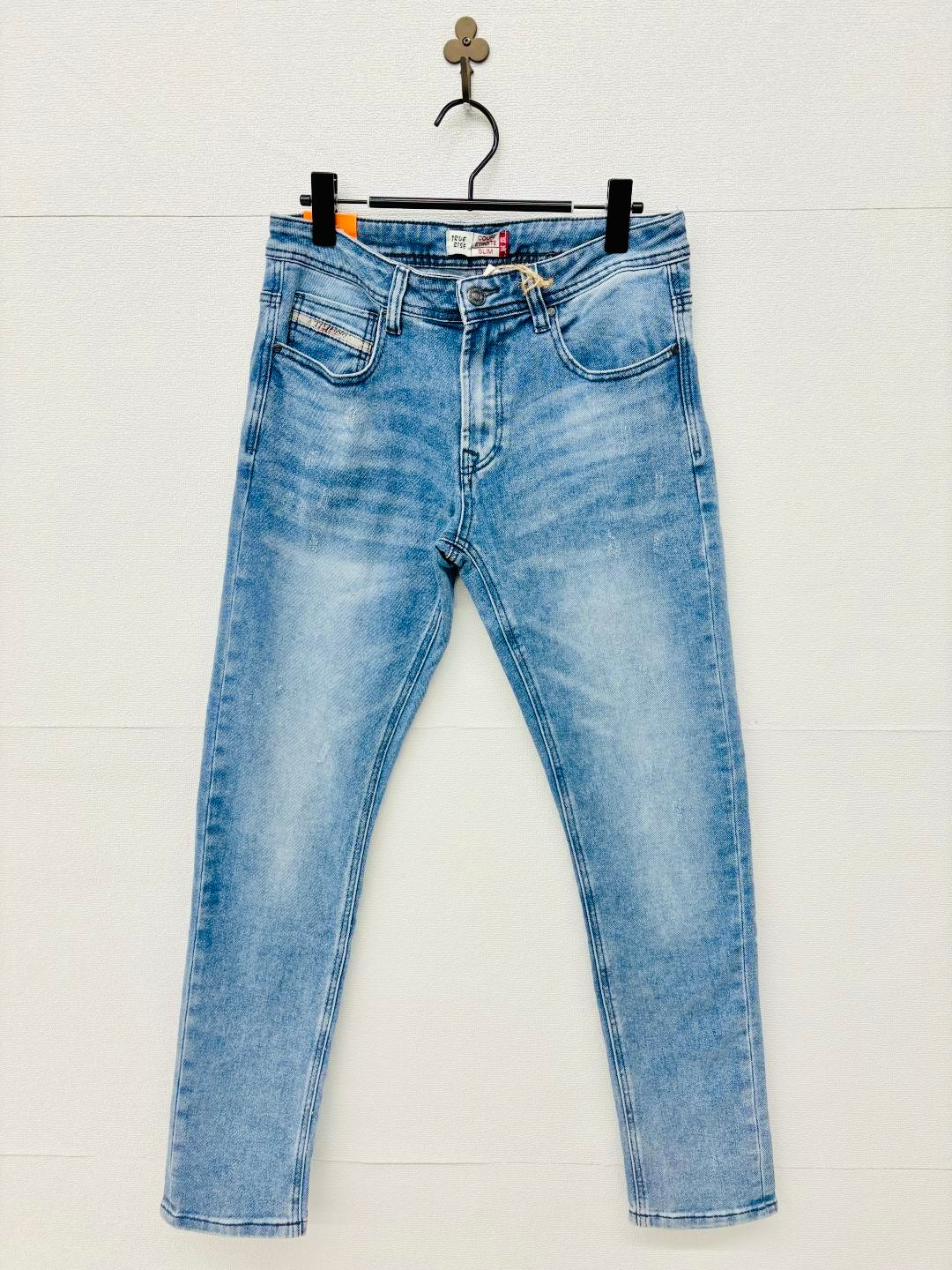 Jeans slavato Slim 2695